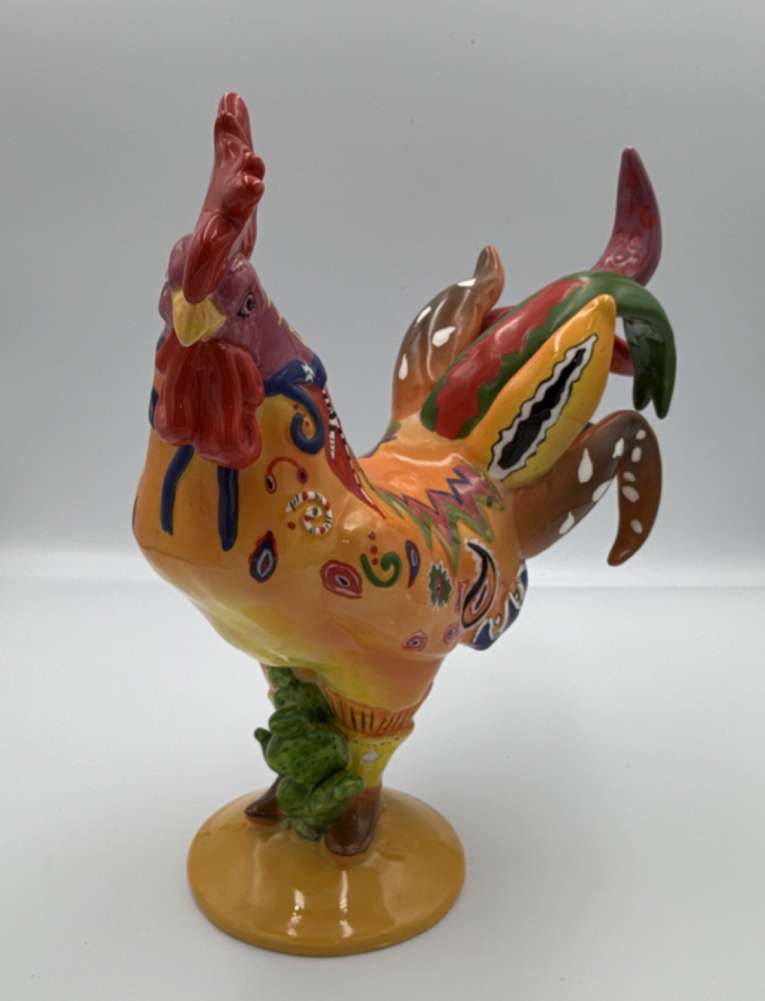 Vintage Westland “King Ranch” Rooster Poultry in Motion Figurine Sharon Neuhaus