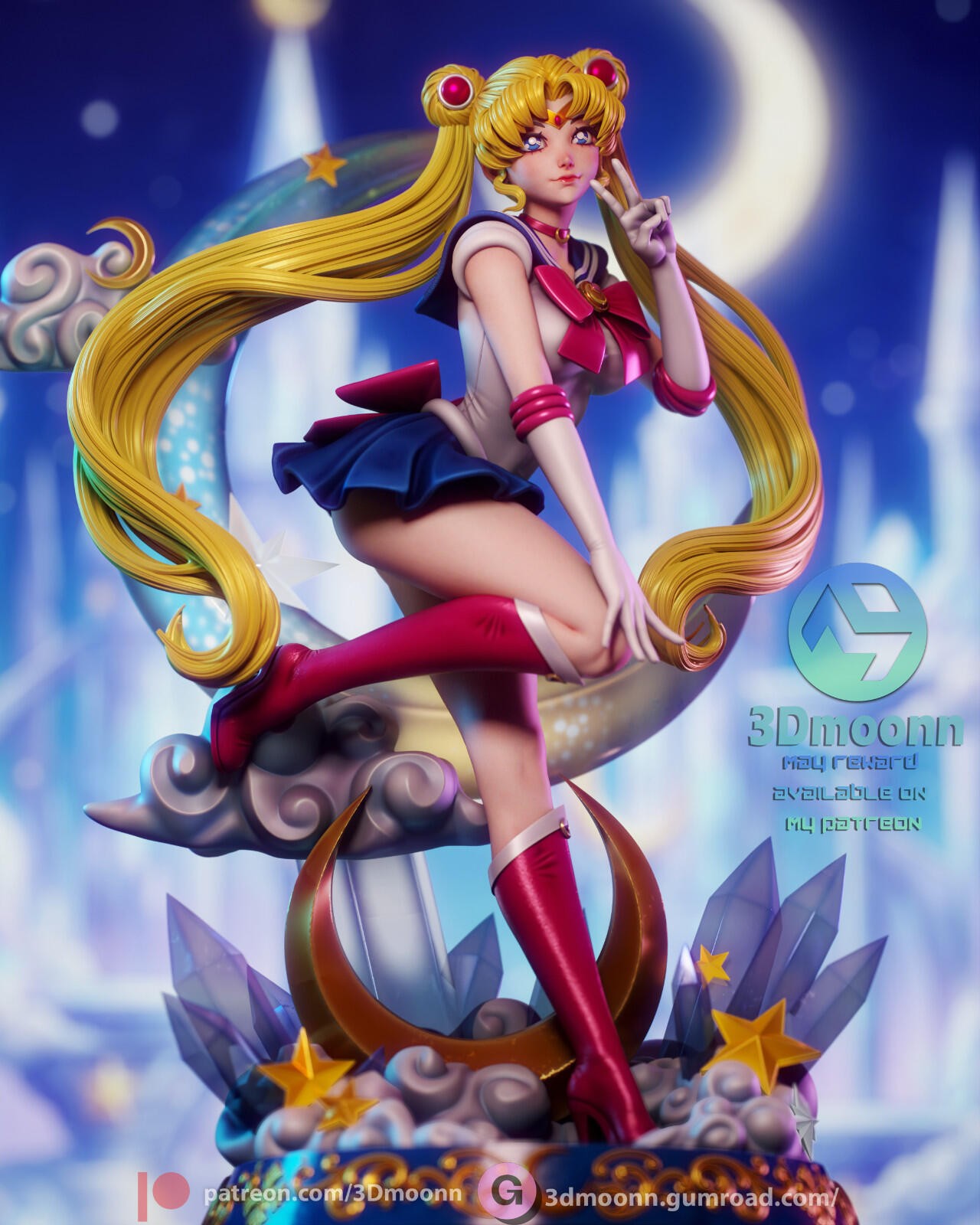 Sailor Moon — Celestial Edition • Premium Resin Garage Kit 1:8