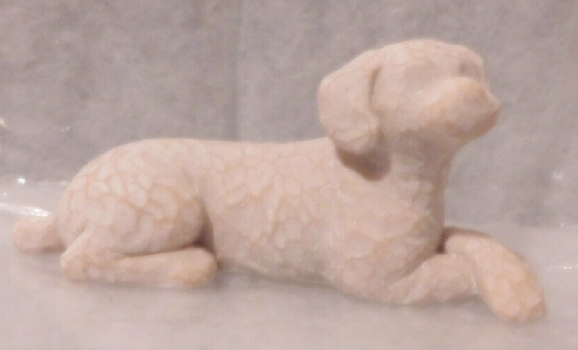 Willow Tree – ” Love My Dog (Small) Lying Down” – Light – #27790 – NIP