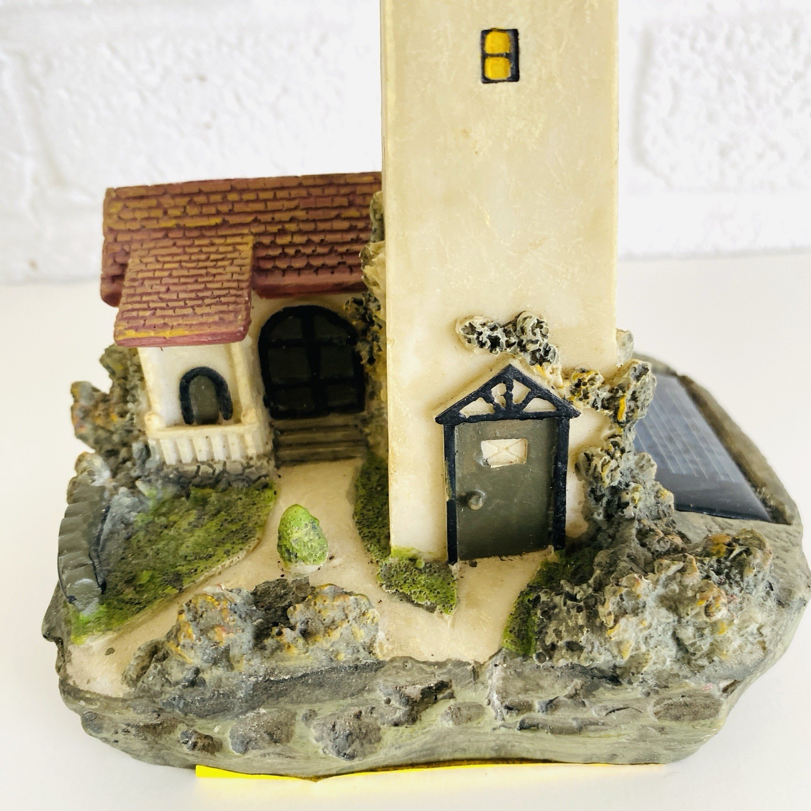 Lighthouse Lighted Nautical Decor Set Resin Beach Coastal Boating Sailing Theme