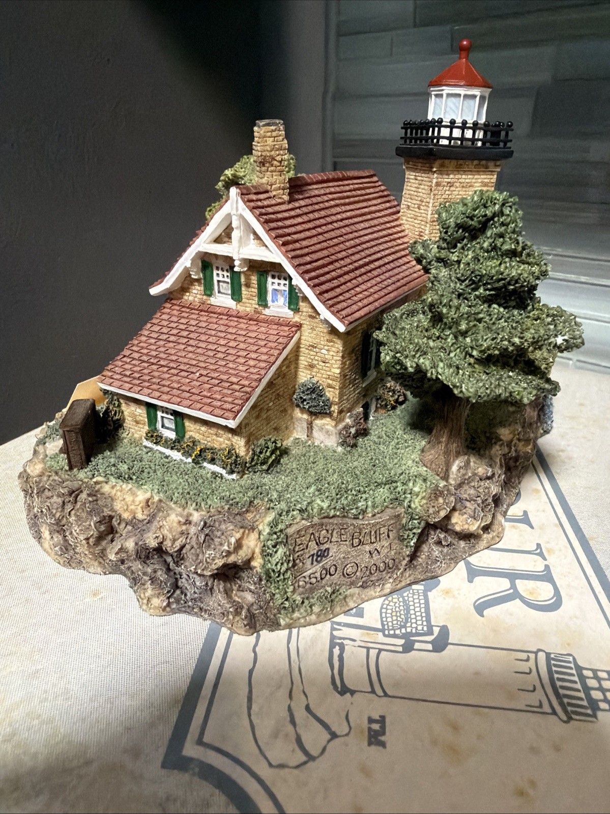 2000 Harbor Lights “Eagle Bluff” # 249 Lighthouse with COA & Box