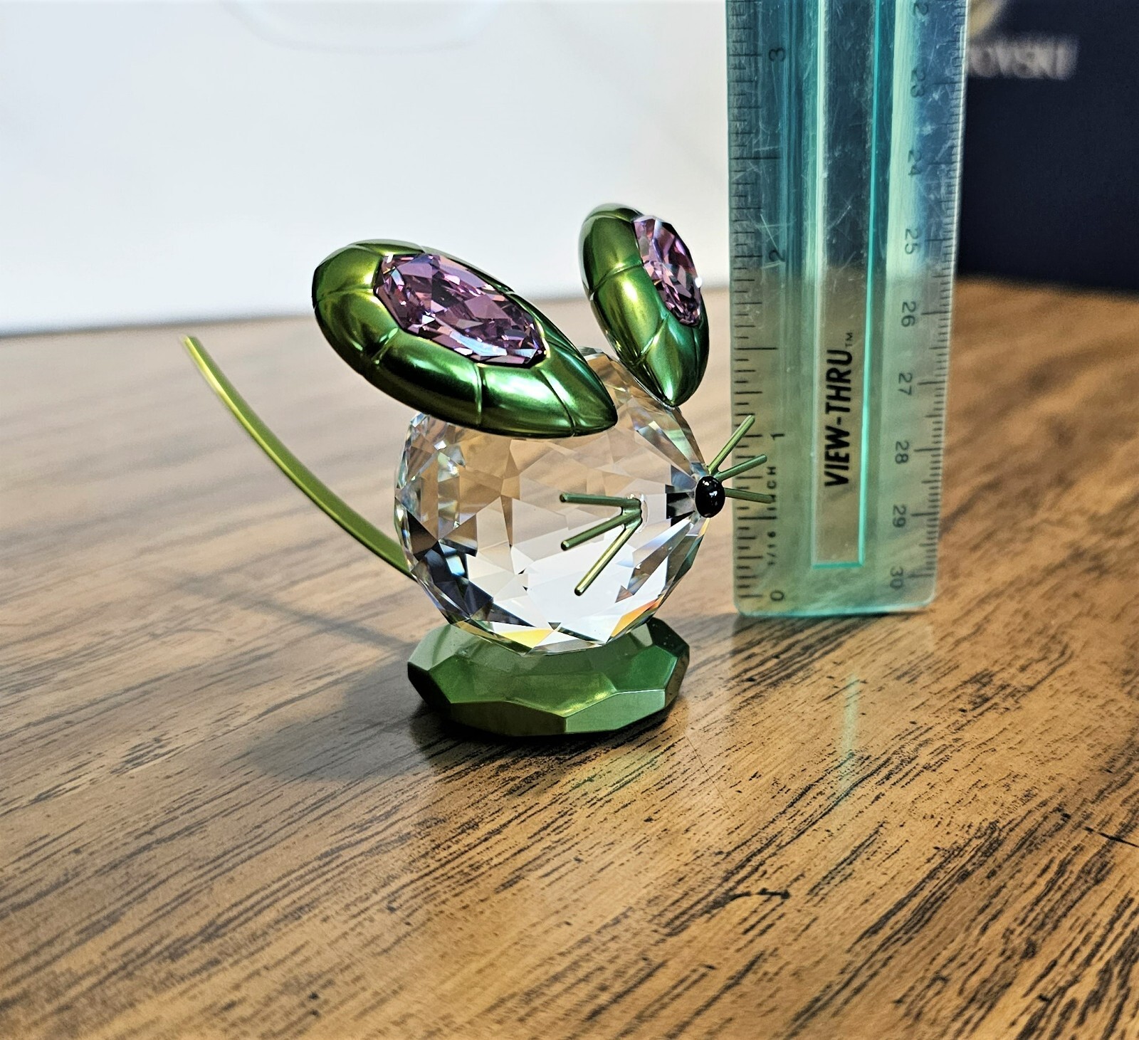 🐭 Swarovski Crystal 2022 Limited Edition, Large Dulcis Green Mouse Figurine NIB