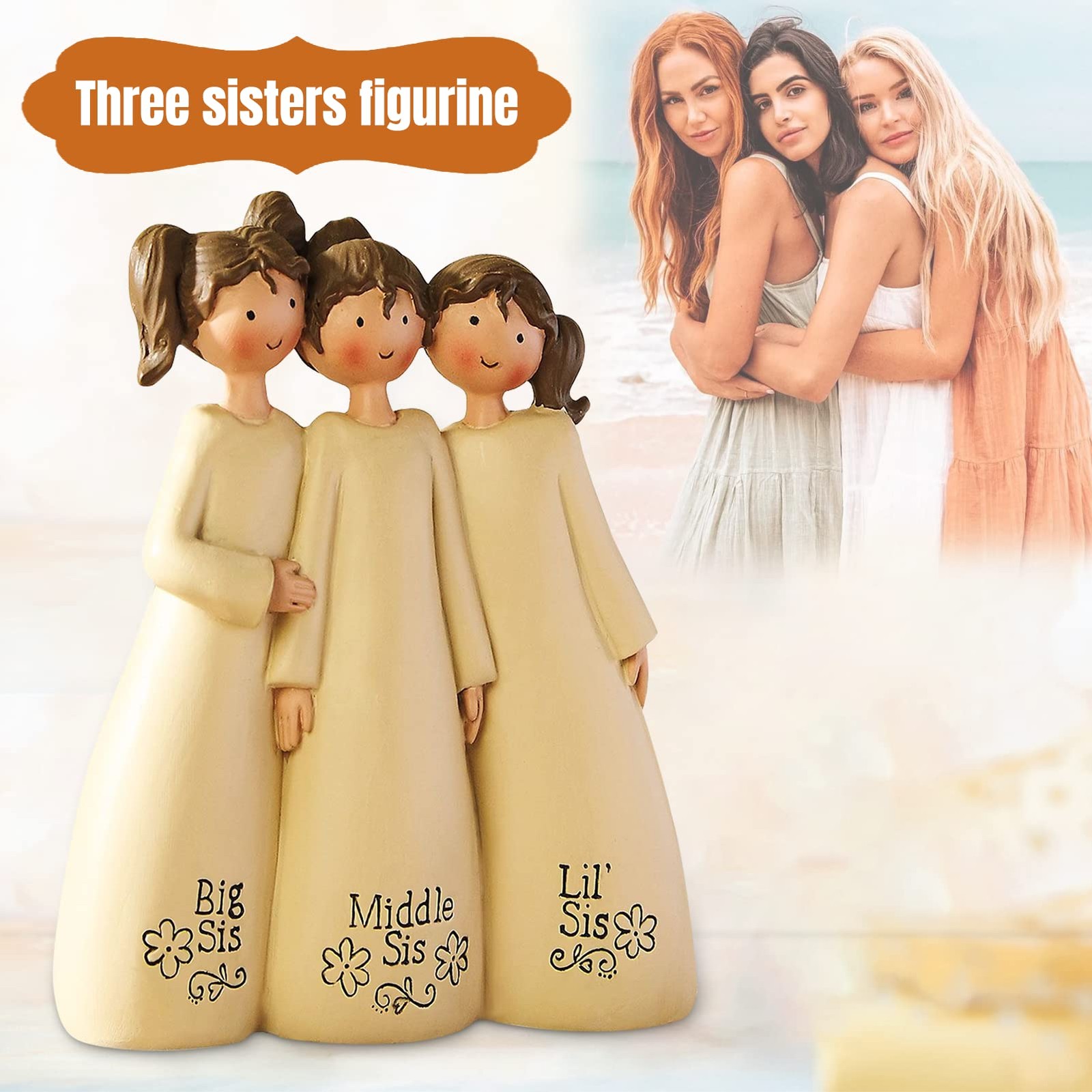 Friendship Gift Together Forever Girls Sisters Decoration Back to School