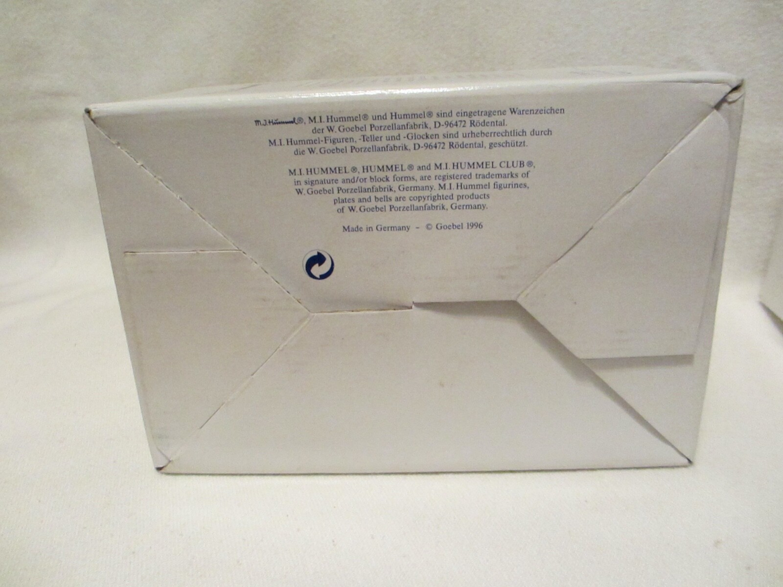 BOX ONLY EMPTY – for 1993 Hummel Flying Angel Ornament #623 – NO ANGEL