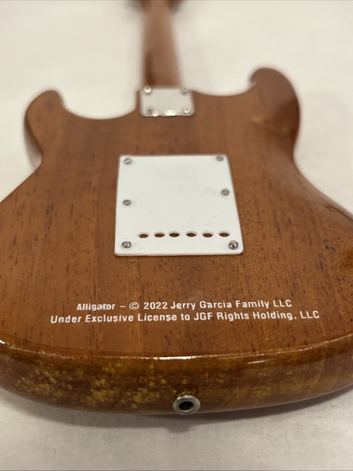 Axe Heaven Jerry Garcia Alligator Miniature Guitar Replica – Case Included