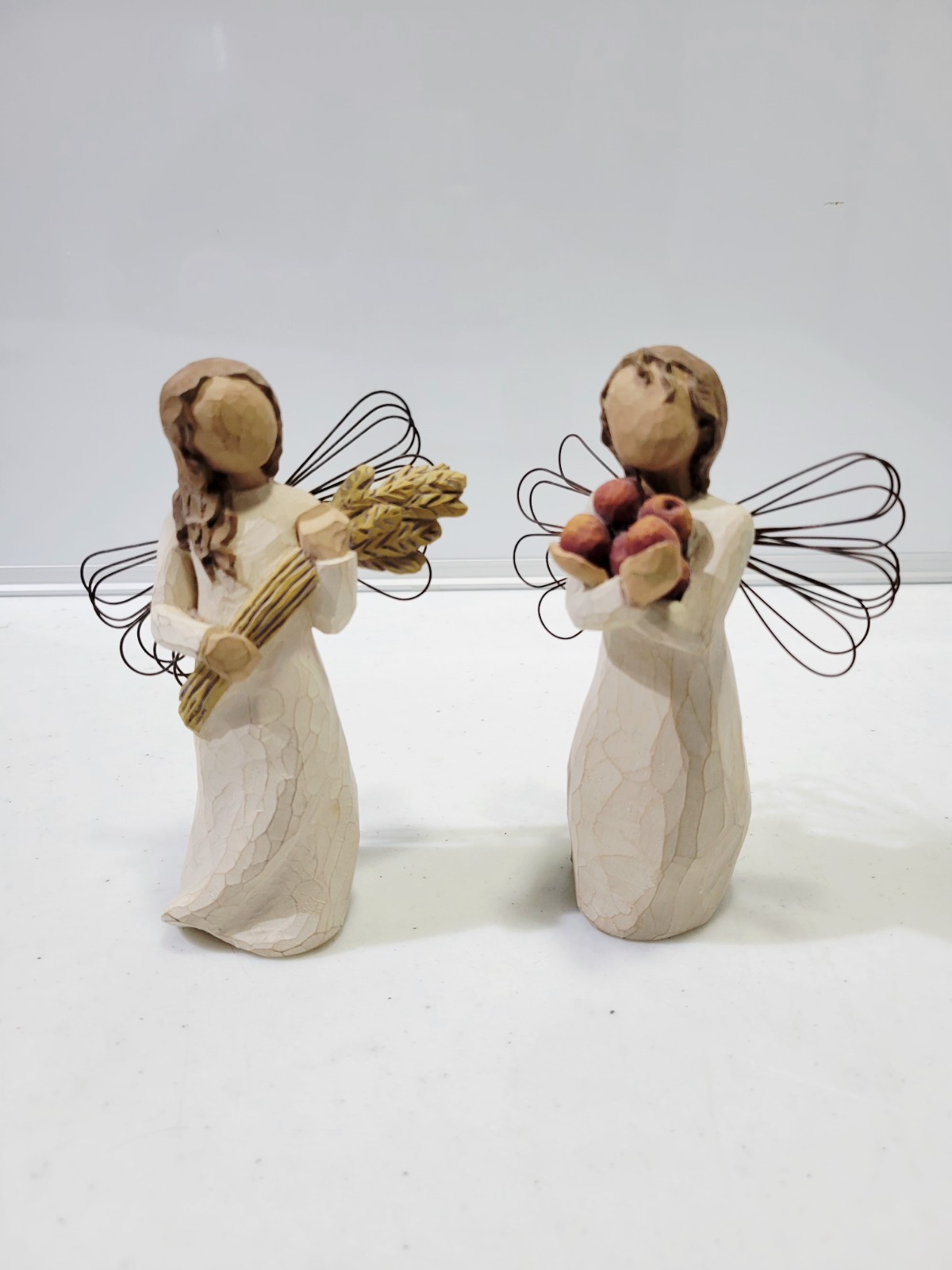 Set Of 2 Willow Tree Angels of Autumn & Good Health