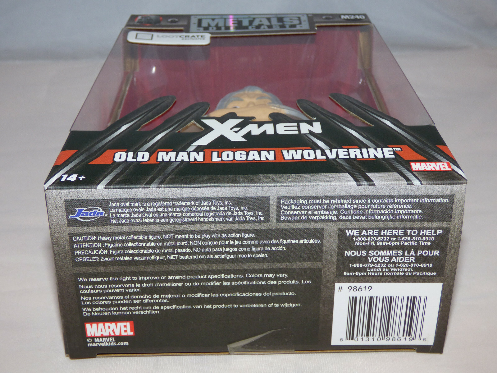 Marvel – Metals Die Cast Figure #M240 – Old Man Logan Wolverine – Loot Crate Ex