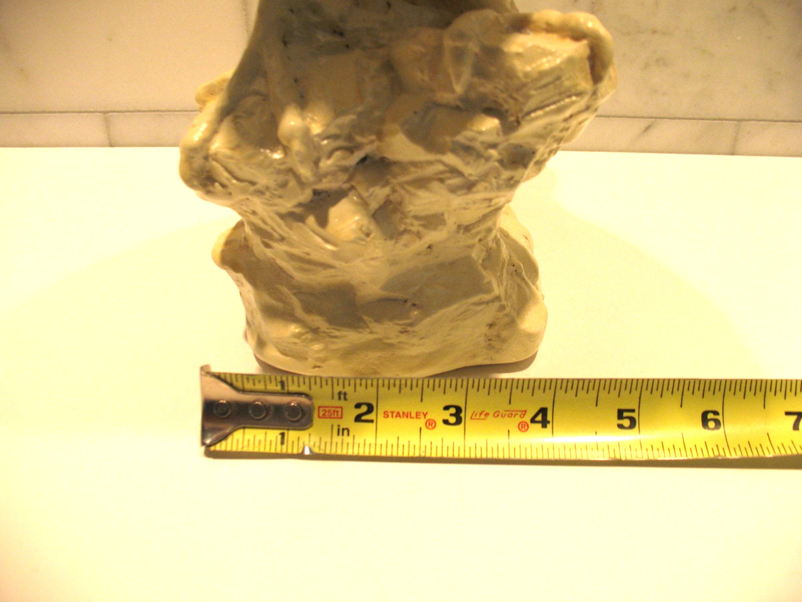 Peregrine Falcon Statue, 1982 by E. Sim, 11 inches tall.