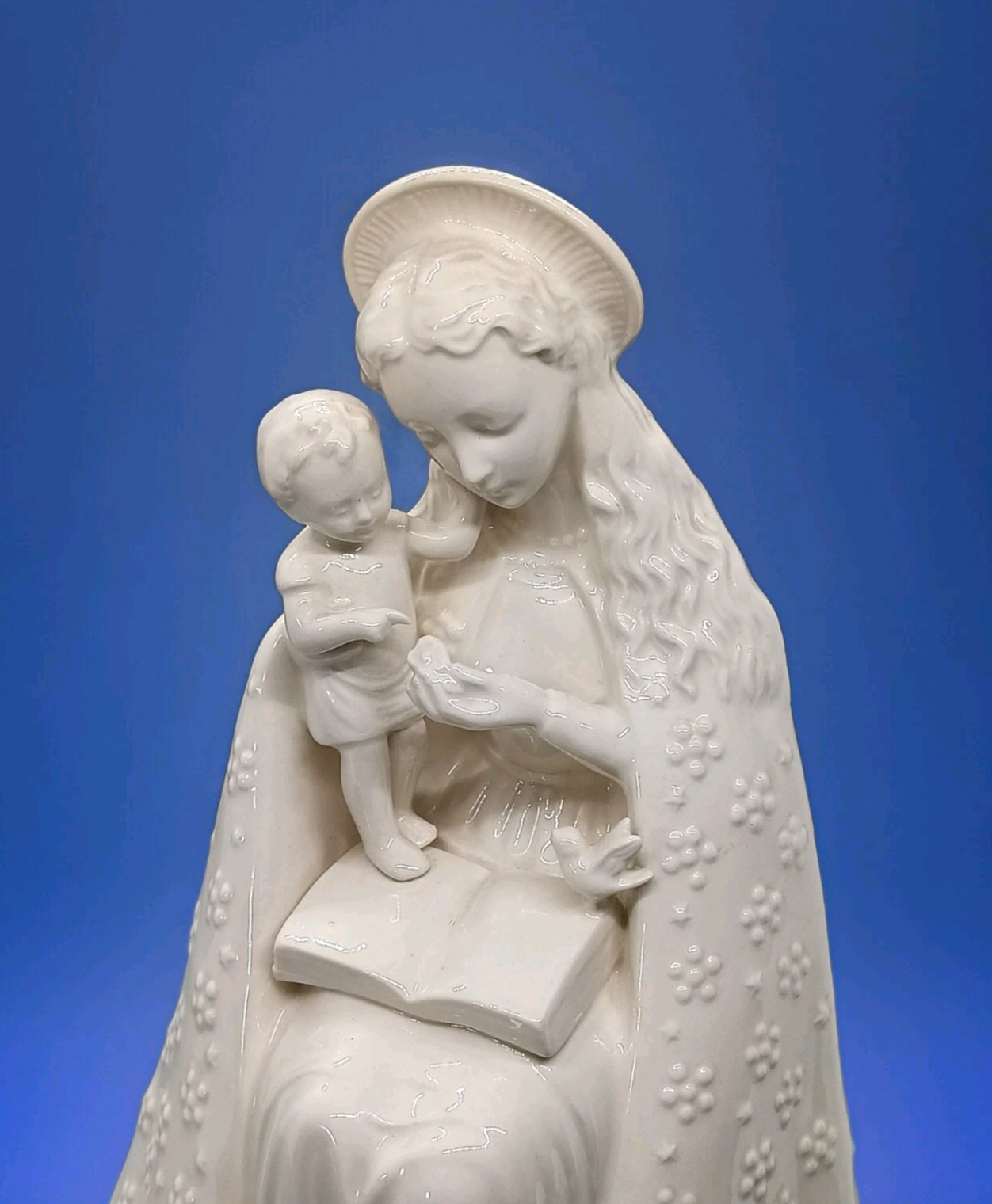 HUMMEL * FULL BEE Flower Madonna Child Jesus TMK 2 10/1 – Open Halo 9.5″