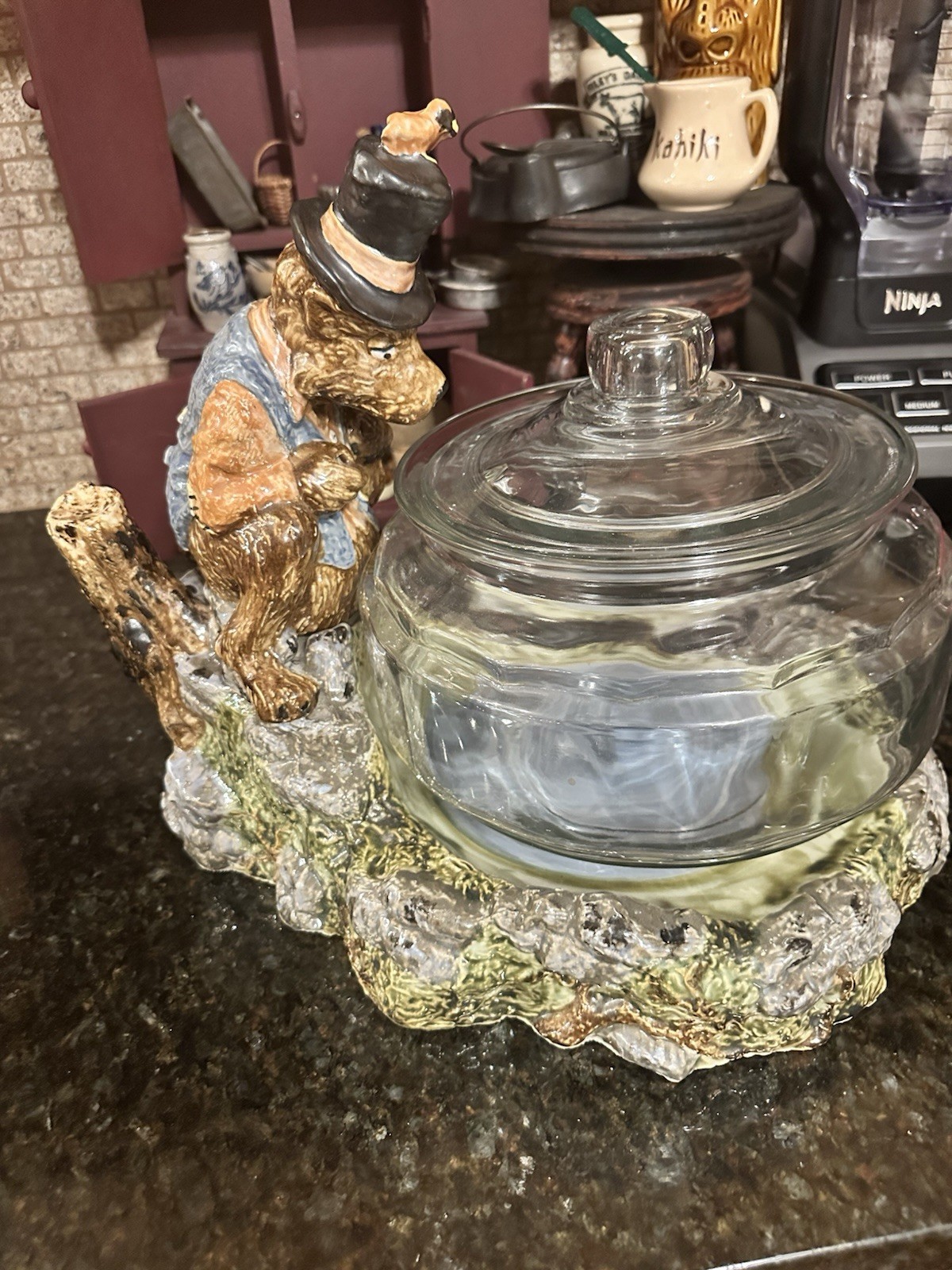 RARE Lowell Davis “Mr. Bear’s Fishin Hole” Louisville Stoneware