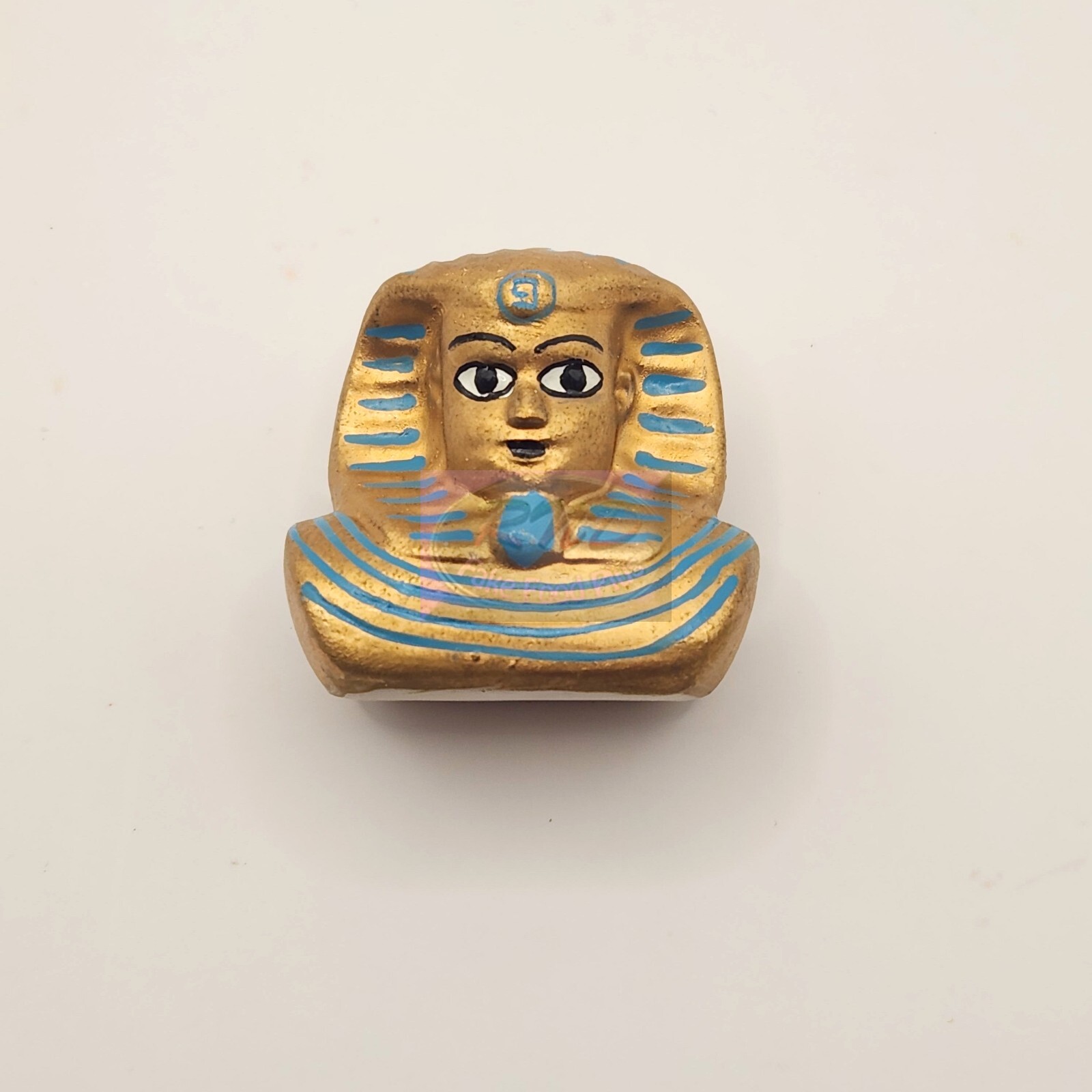 King Tut, Porcelain Miniature Collectible, Gel Embed, Miniature Collectible
