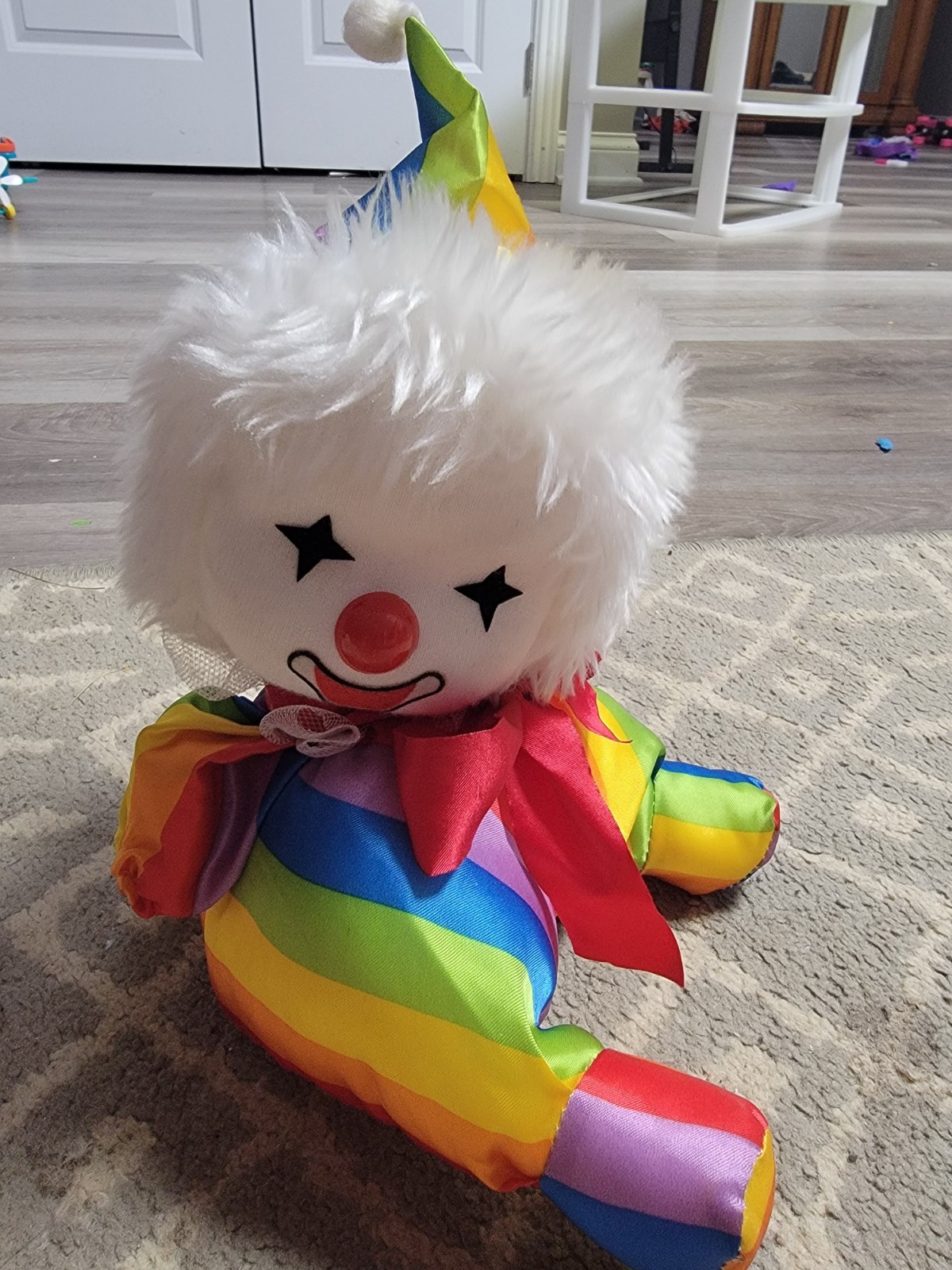 Vintage 1986 Poter Musical CLOWN Doll ” Made in Japan Works
