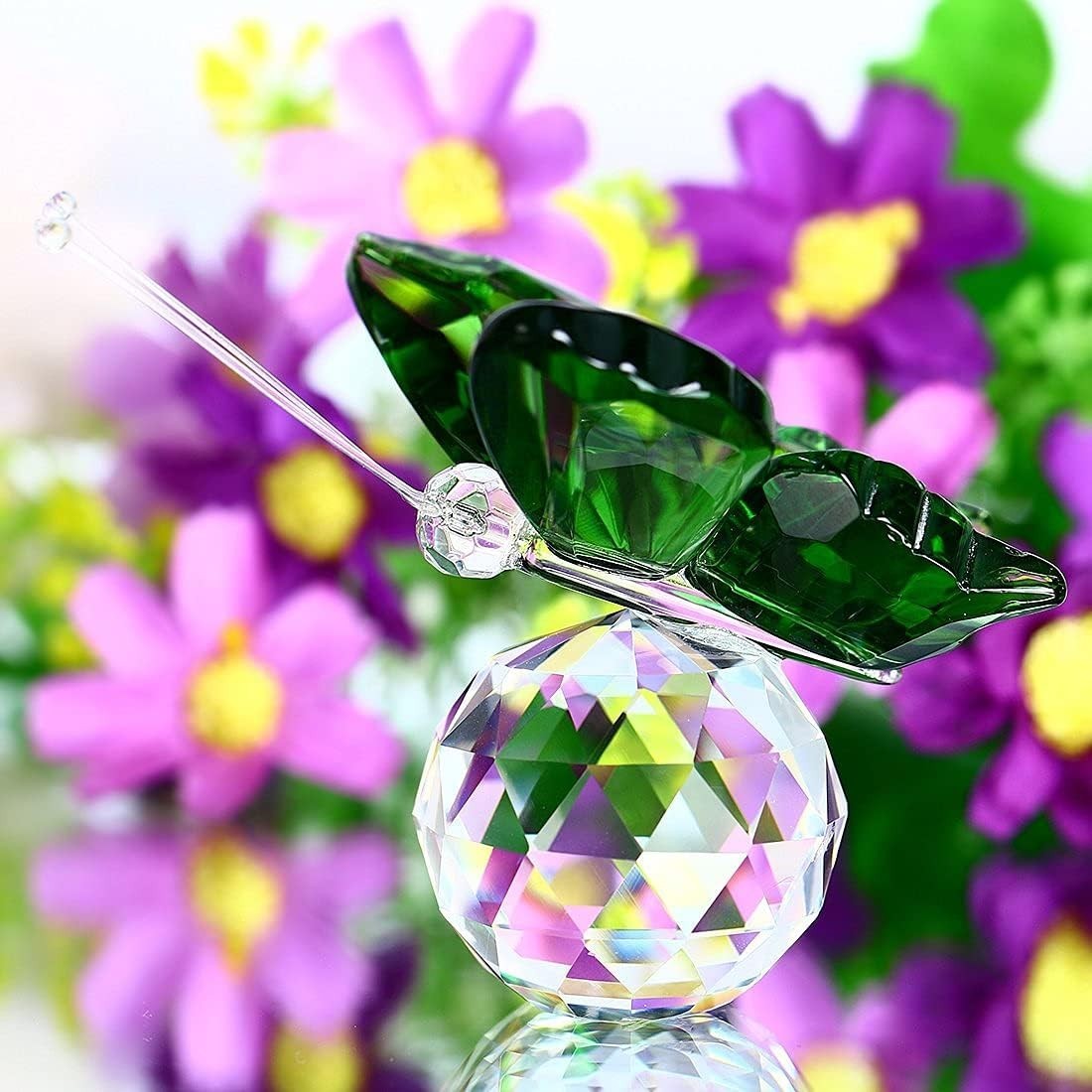 Charming Crystal Butterfly Statue – Beautiful Gift for Anniversaries & Holidays