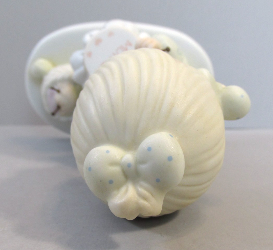 1979 Precious Moments “Mother Sew Dear” Embroidering Fig. – E-3106 – Vessel Mark