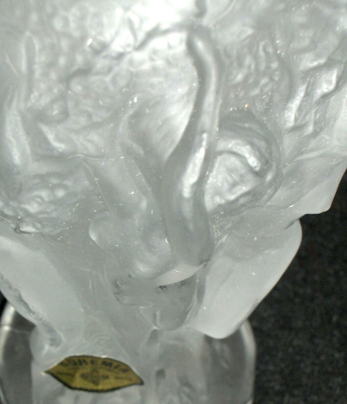Small Vase Nudes Clear/Frosted Made In Czech Republic NIB #2