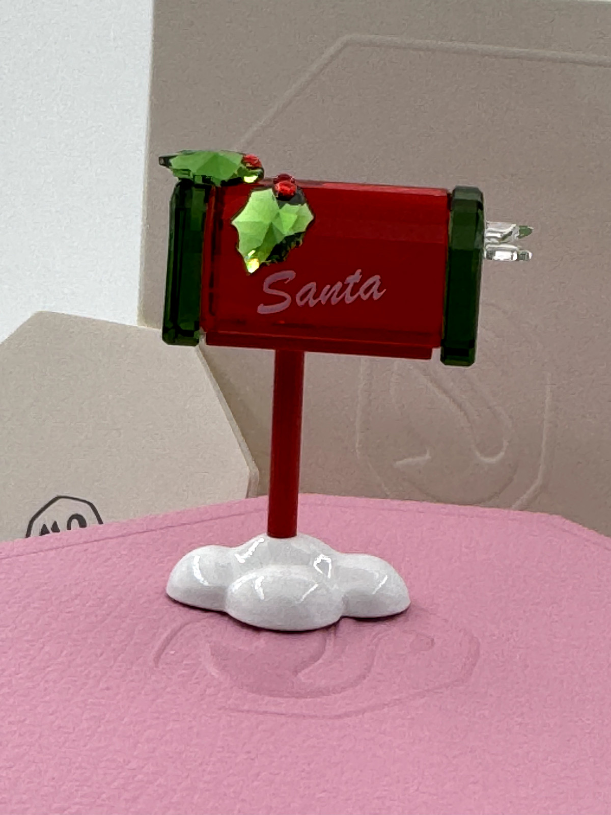 Swarovski Holiday Cheers Santa’s Mailbox MIB #5630338