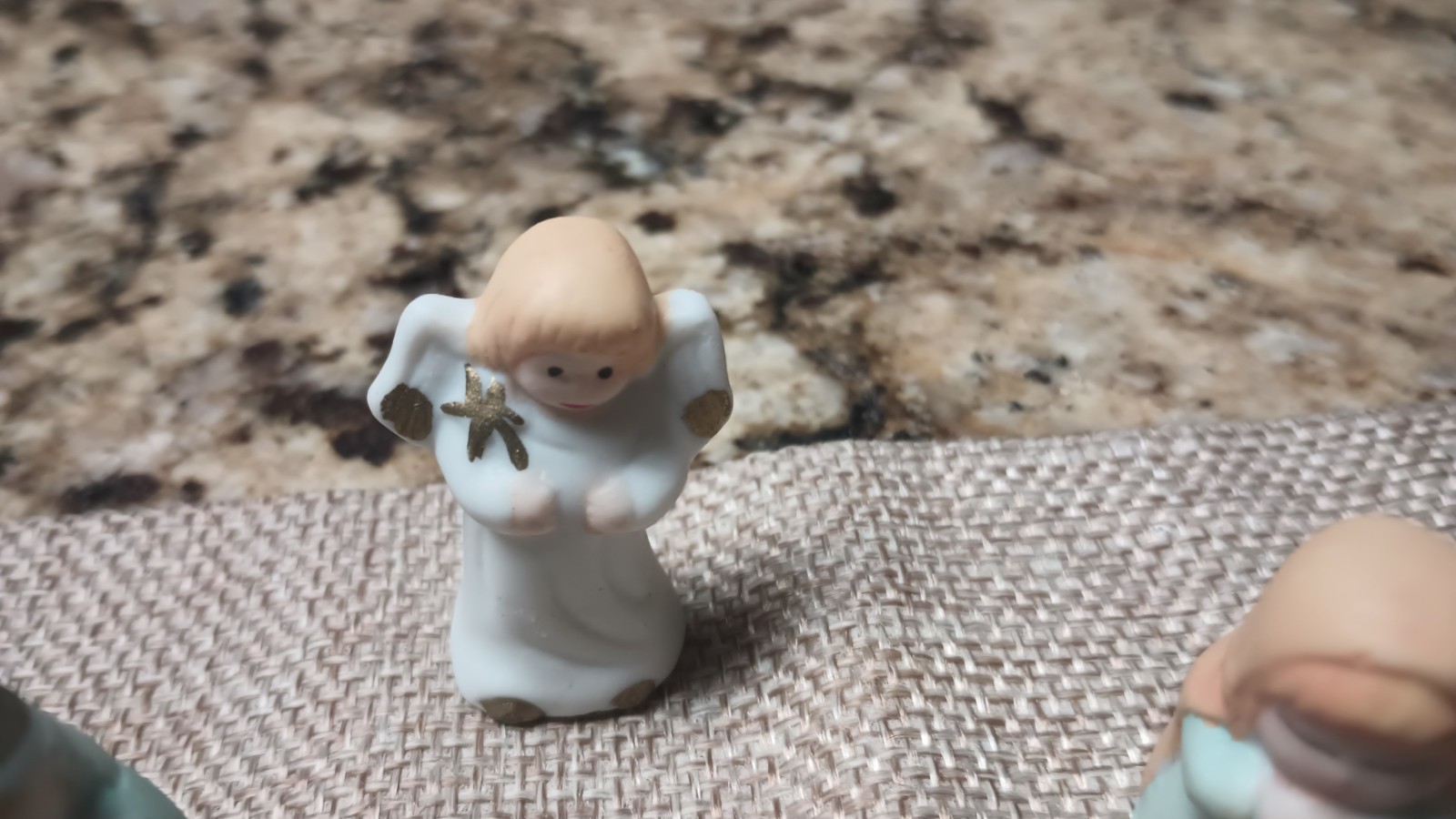 Mini Ceramic Nativity Set 9-Piece Christmas