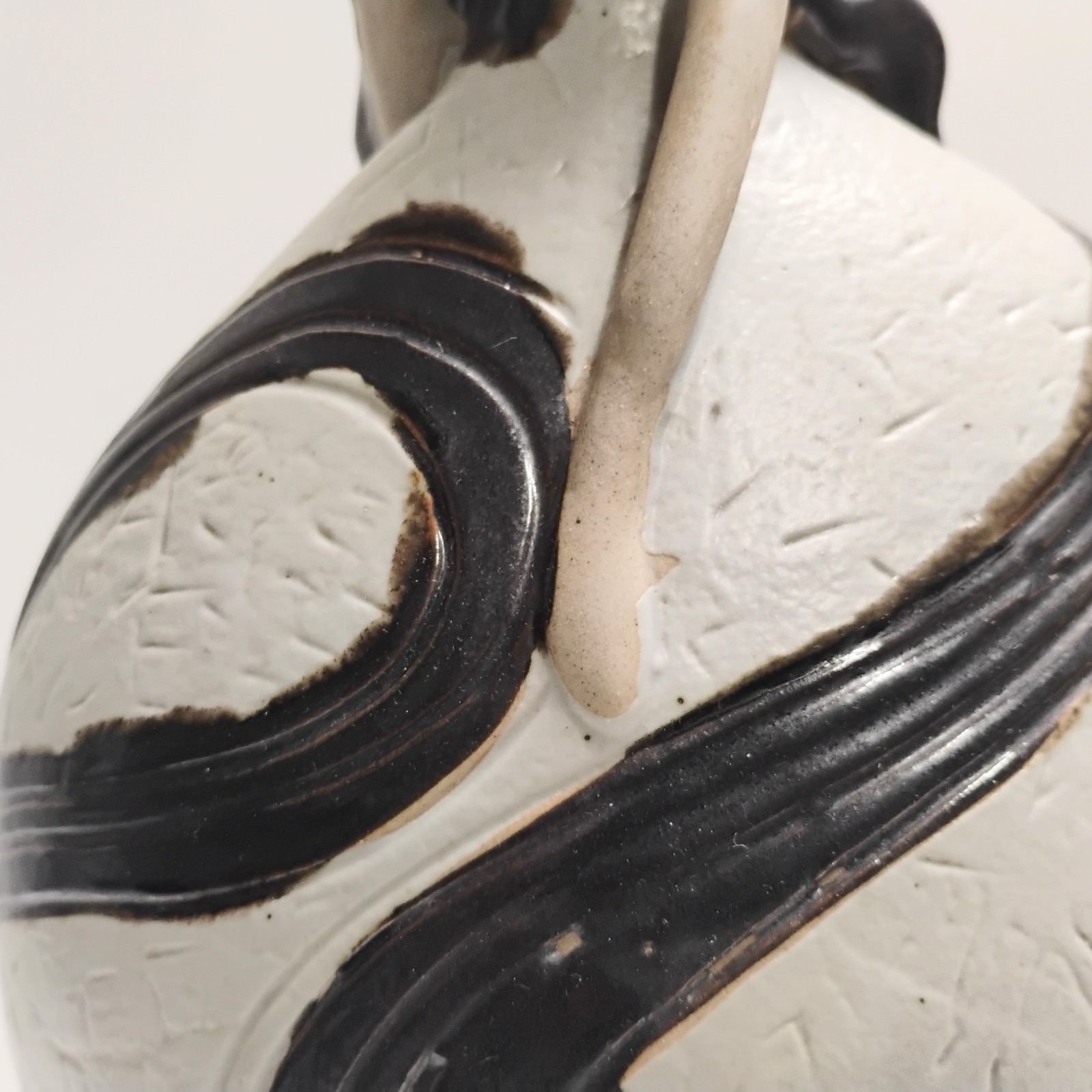 VTG Abstract Expression Ceramic Figural Woman Sculpture Studio Art Pottery 17″