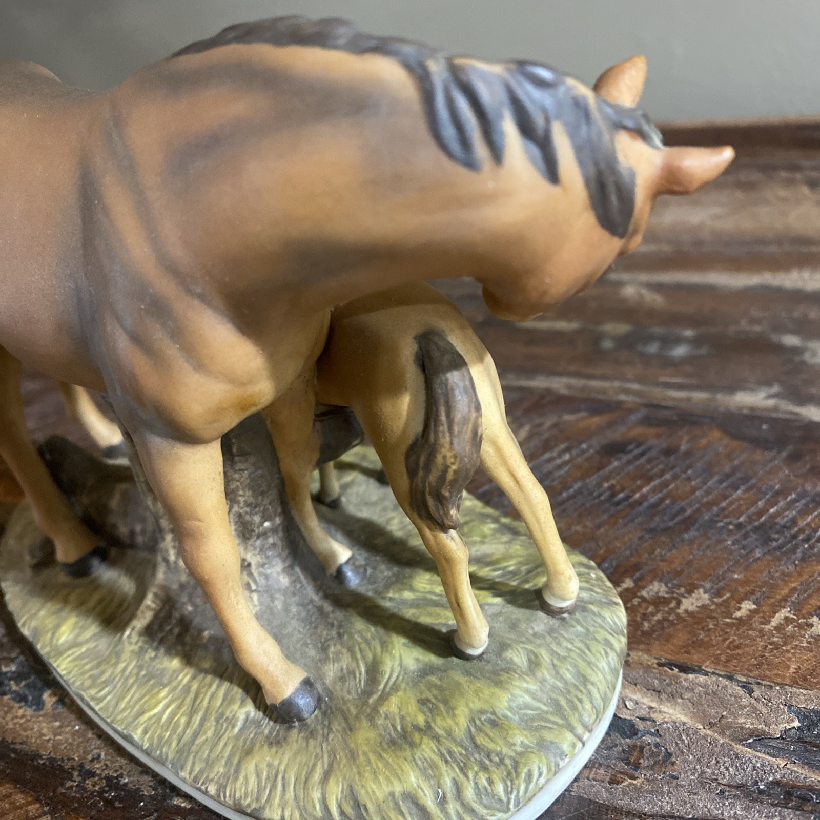 Masterpiece by Homco Horse and Foal Vintage 1979