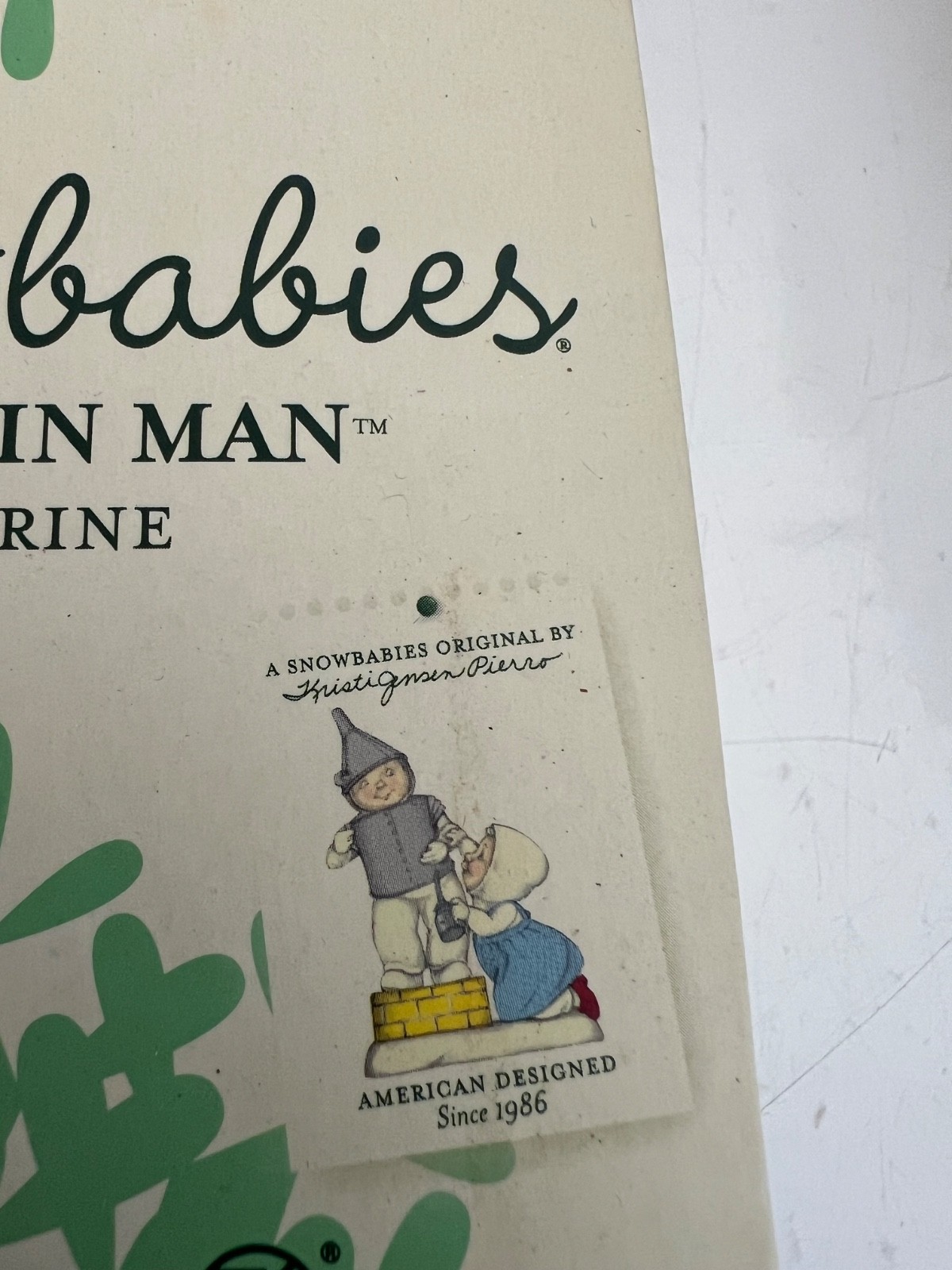 NEW SNOW BABIES THE WIZARD OF OZ OIL FOR TIN MAN FIGURINE 4031845