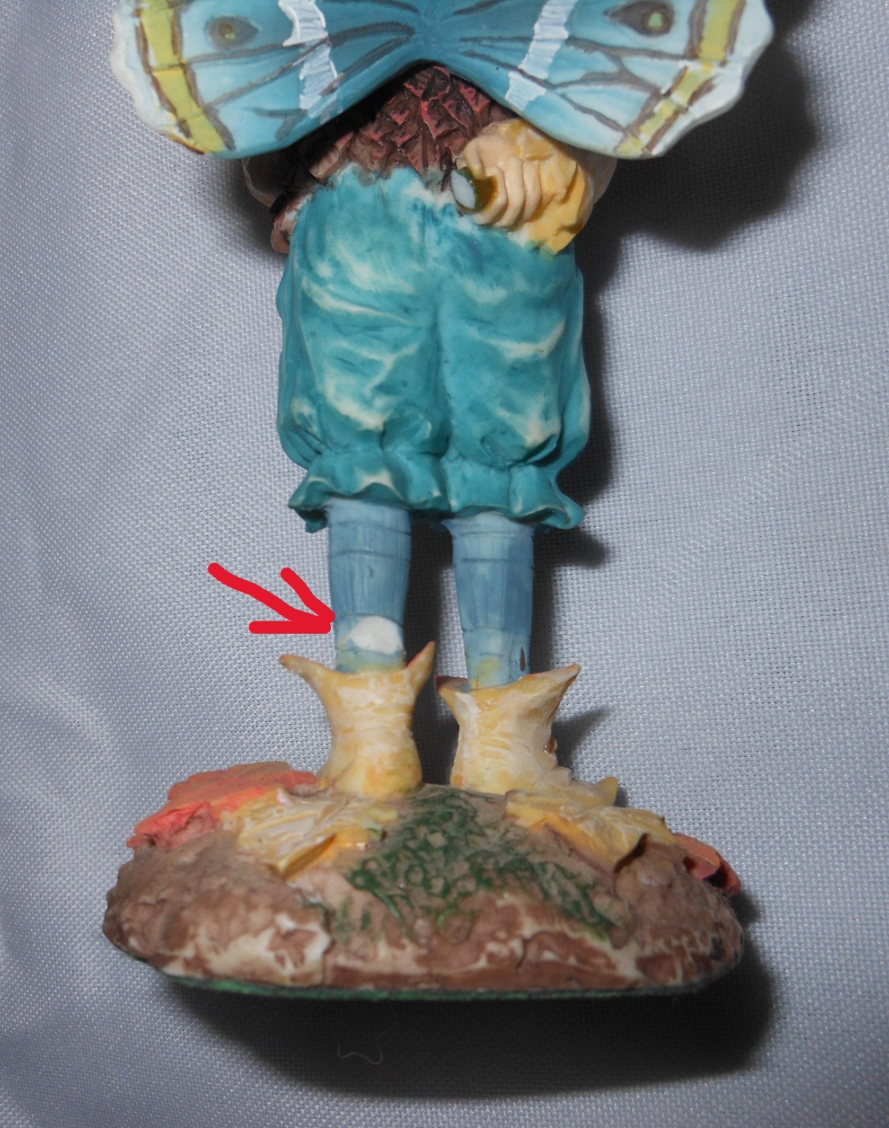 Fairie Fairy Figurine Winged 5-1/4″ High Unknown Origin Resin (Two Issues)