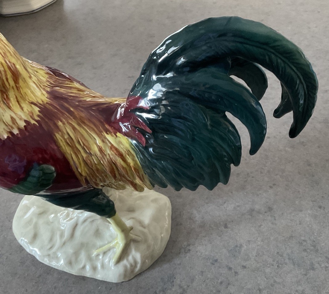 BESWICK :: 1948-54 LEGHORN ROOSTER COCKEREL 10” FIGURINE Gredington ENGLAND