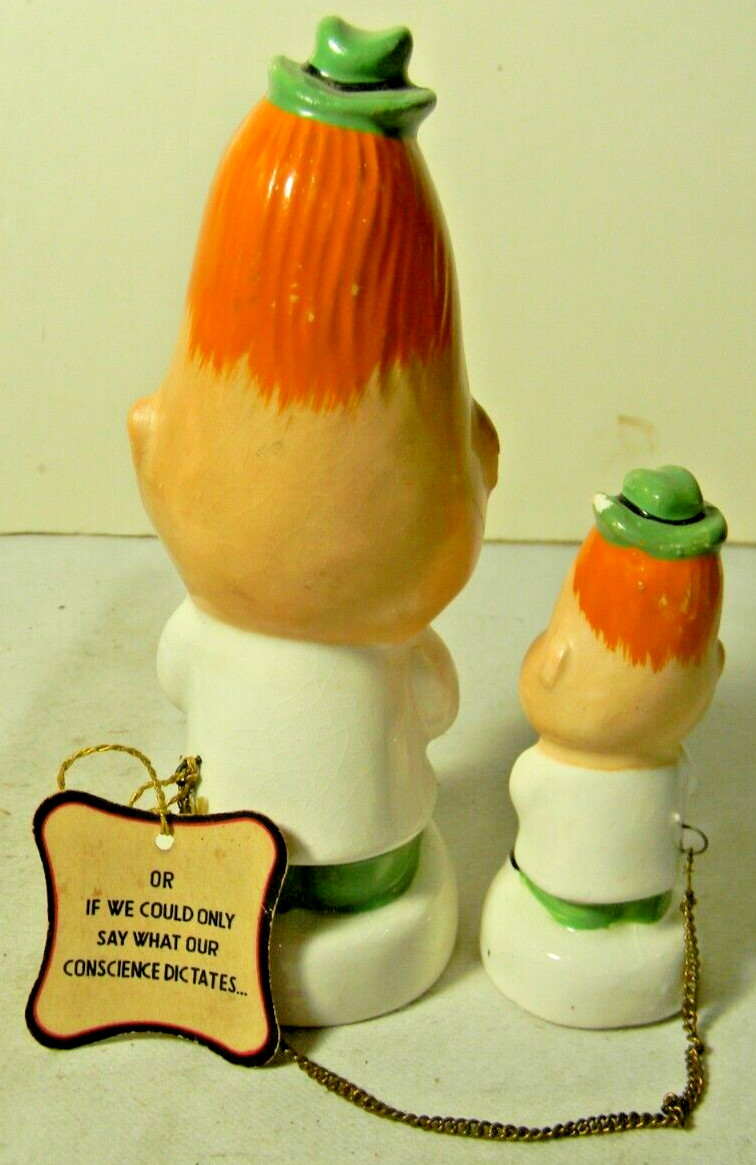 1959 ALTER EGO PSYCHO CERAMICS LIKE LADIES HEADS FIGURE WITH TAG KREISS? JAPAN