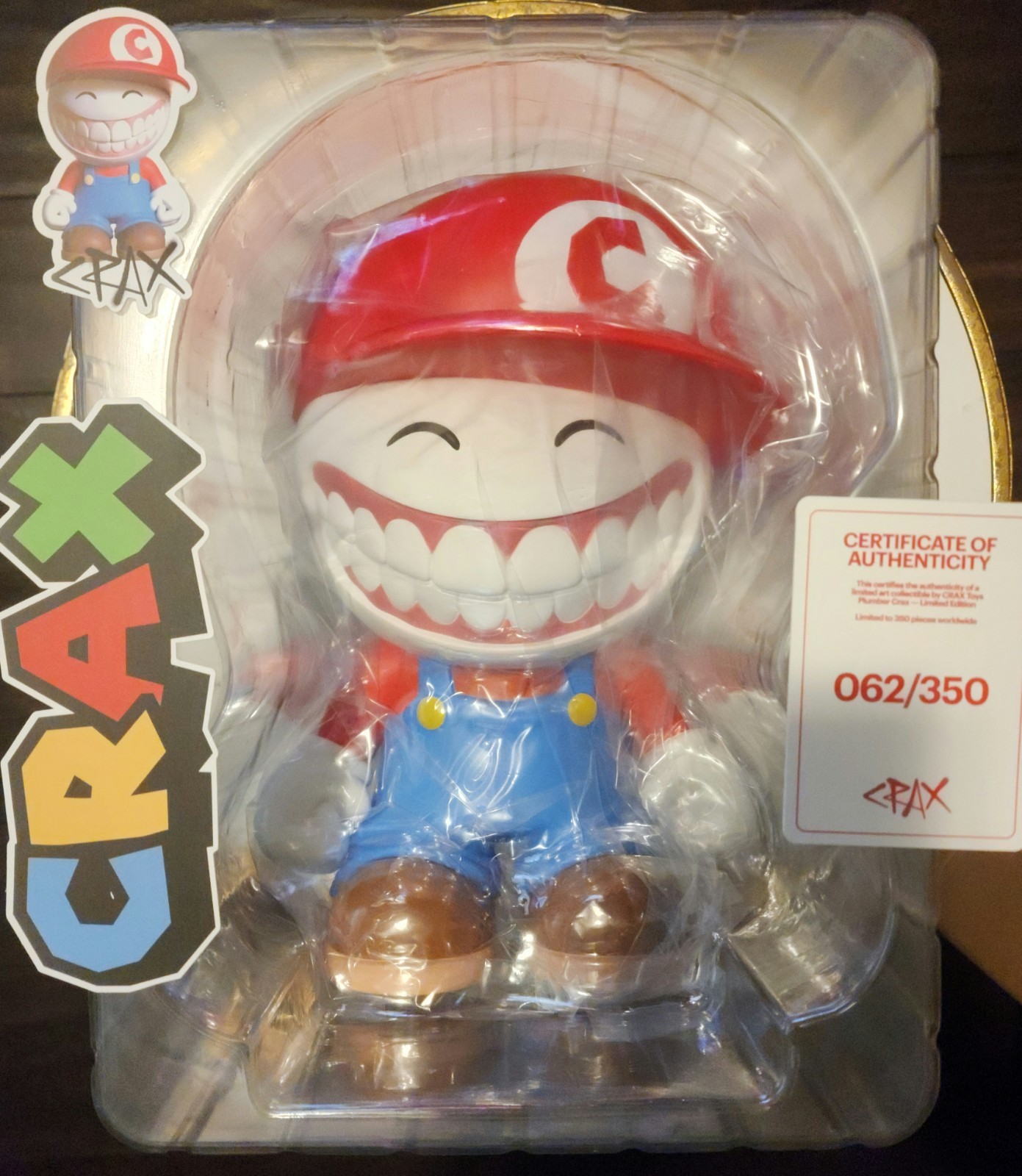 PLUMBER CRAX – #62/350 – BRAND NEW – STILL IN BOX – NEVER DISPLAYED
