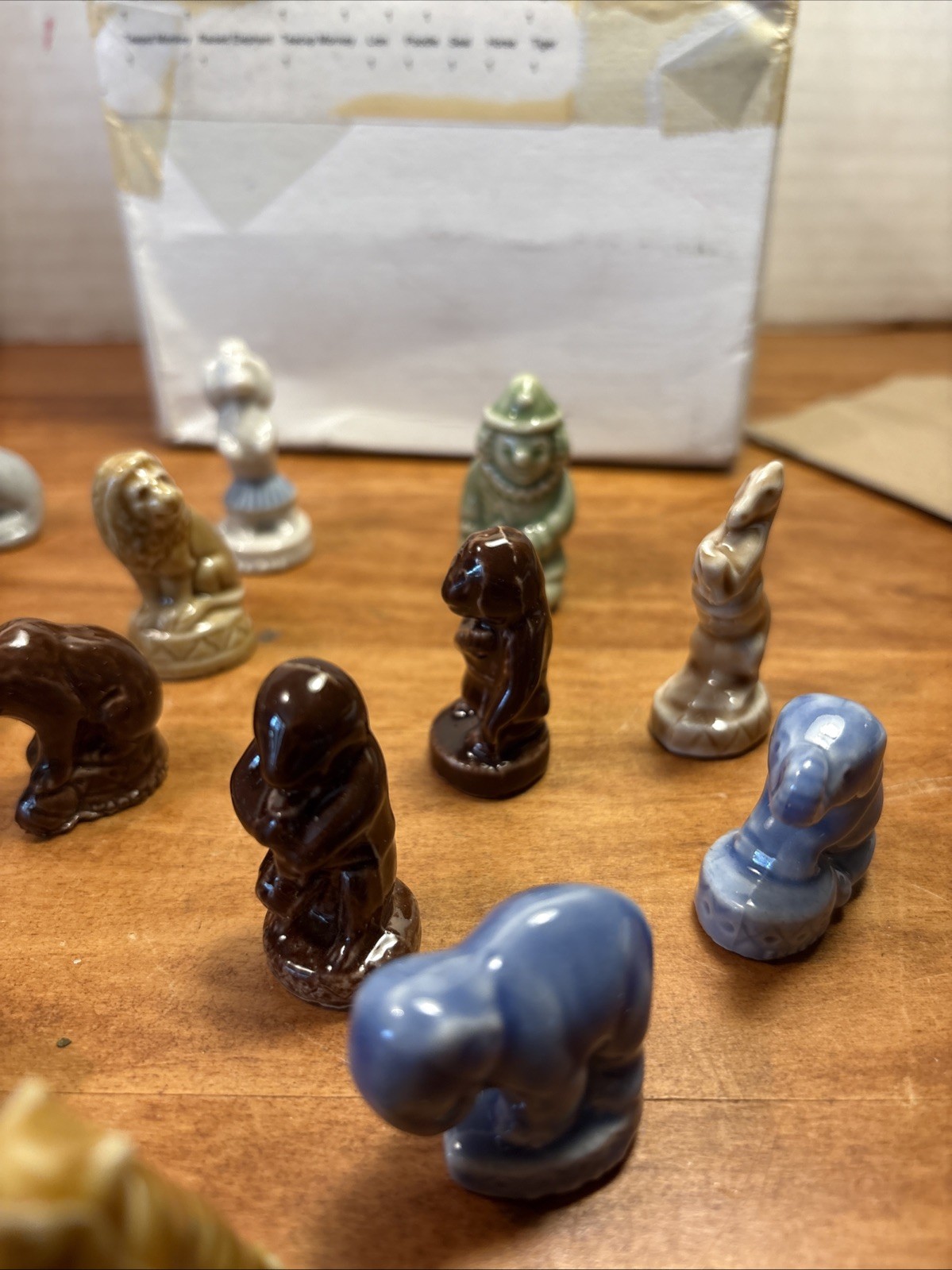 WADE CIRCUS SERIES SET OF 15 MONKEY, POODLE, & 10 Endangered Species Complete