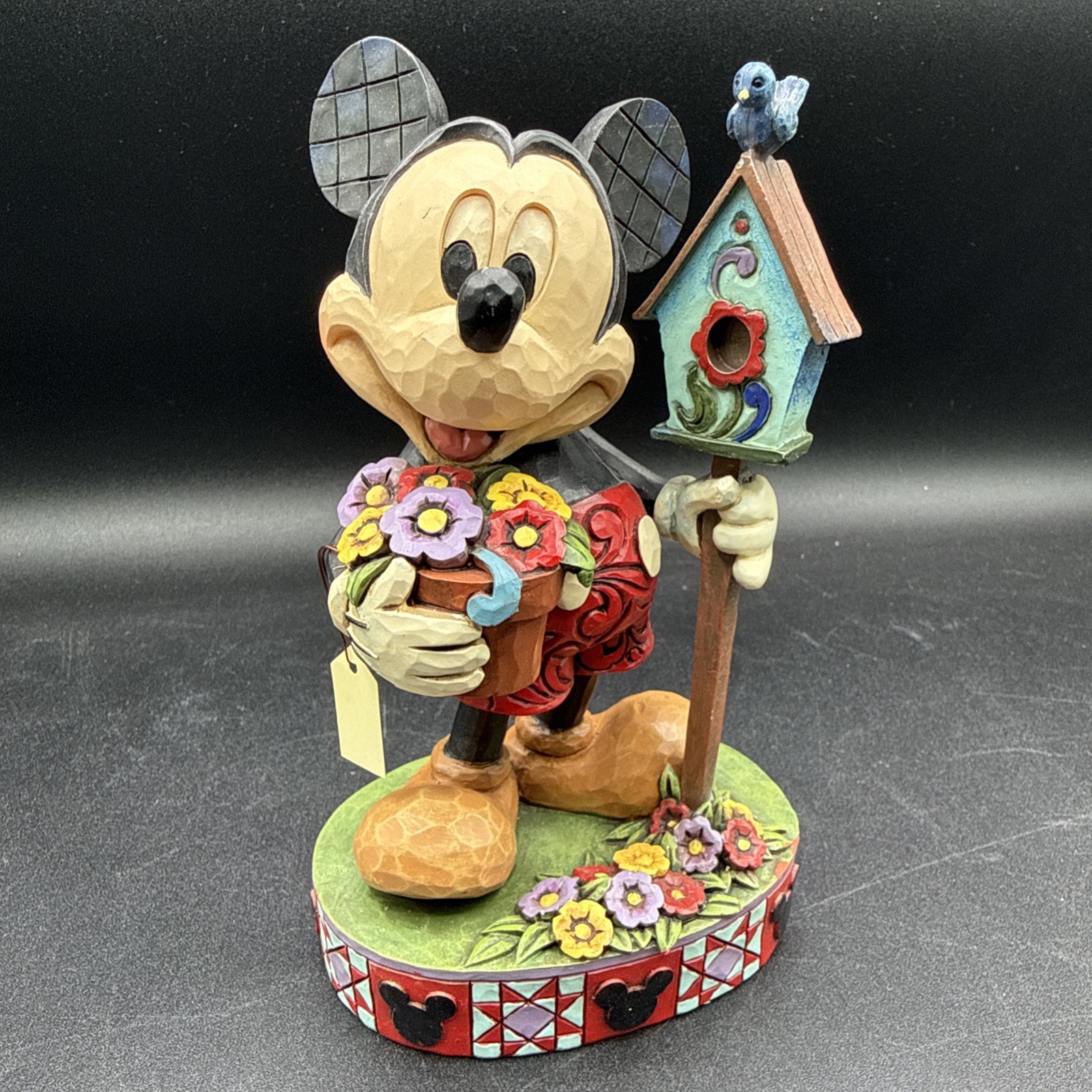 Enesco Jim Shore Disney – Mickey With Flowers and Birdhouse #4037521