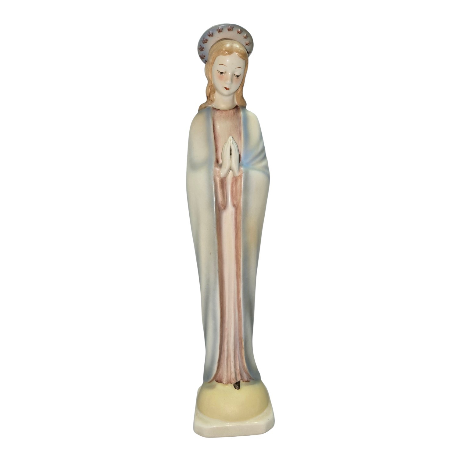 Vintage Virgin Mary Goebel Praying Hummel Figurine 45/0 Hand Painted – READ