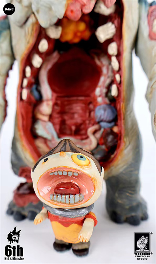 1000TENTACLES Studio Screaming Monster Limited Collectibles Fashion Figure NEW