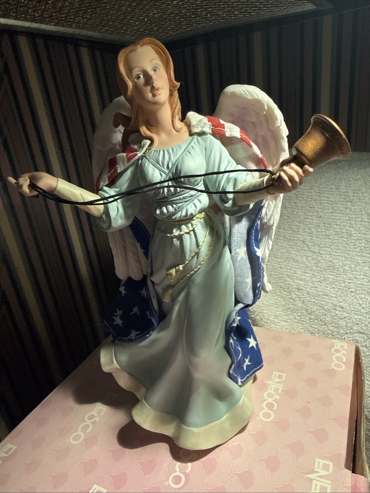 Enesco Freedom’s Graces Angel Of Faith Figurine