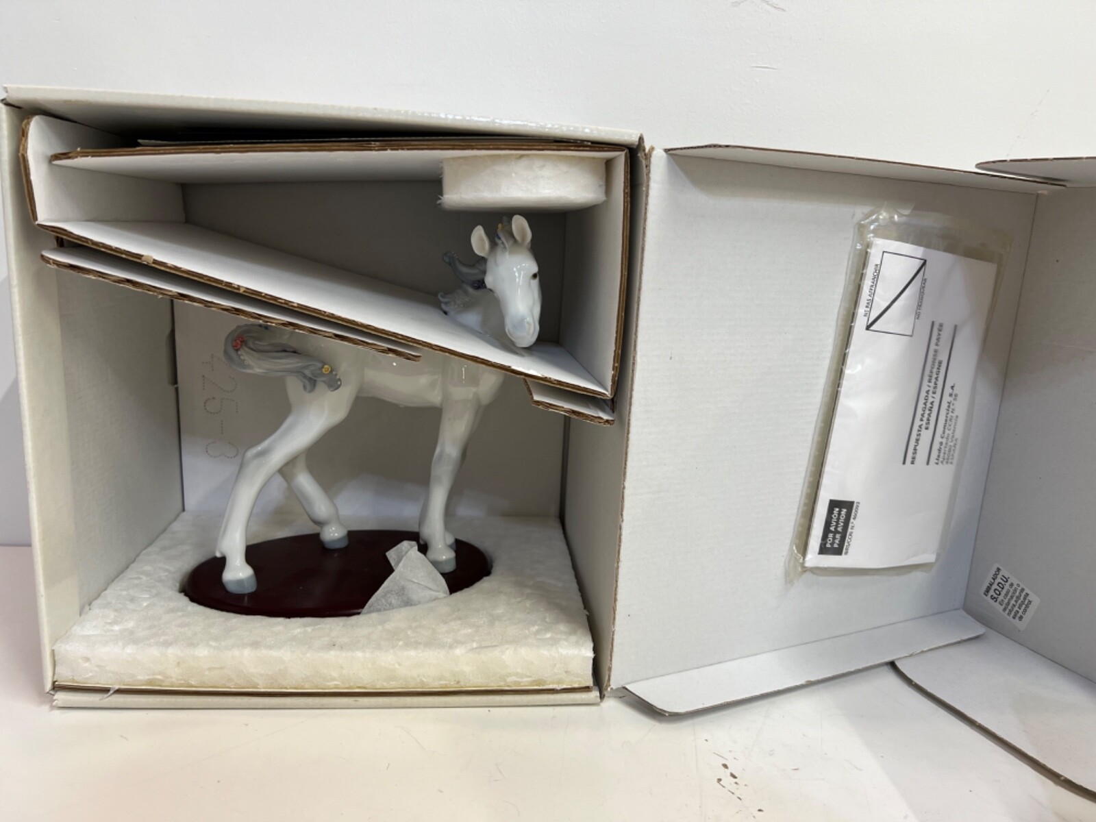 Lladro Chinese Zodiac Collection “The Horse” with Original Box & Stand #6827