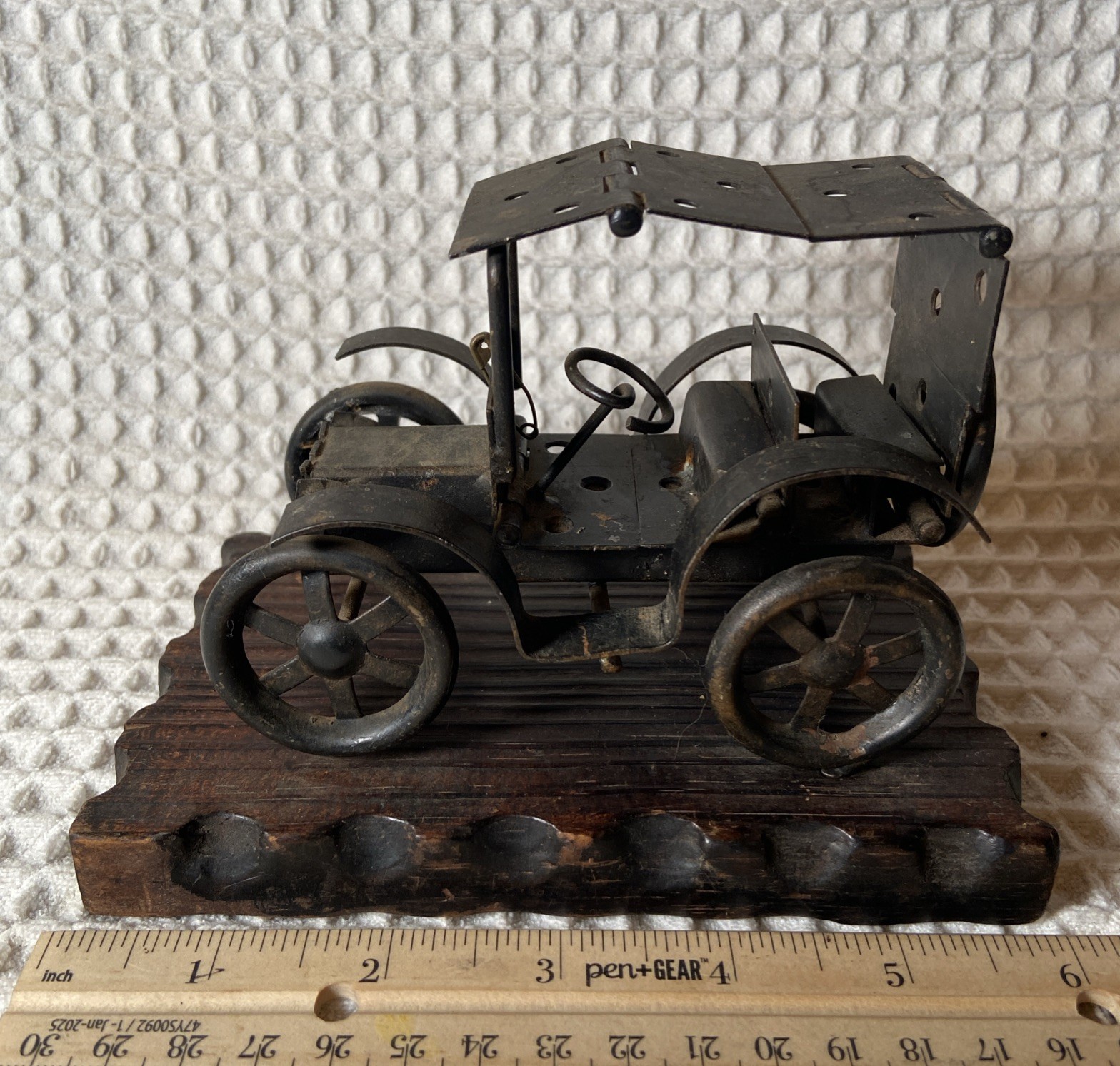 Hand Crafted Metal Art Car