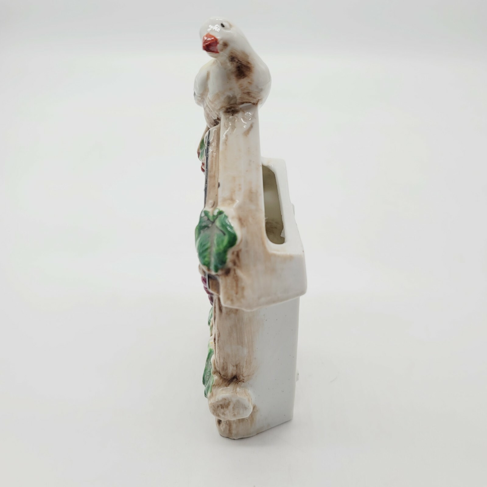 Ceramic Birdhouse Clock Wall Hanging Figurine Gift Decor Made In Japan