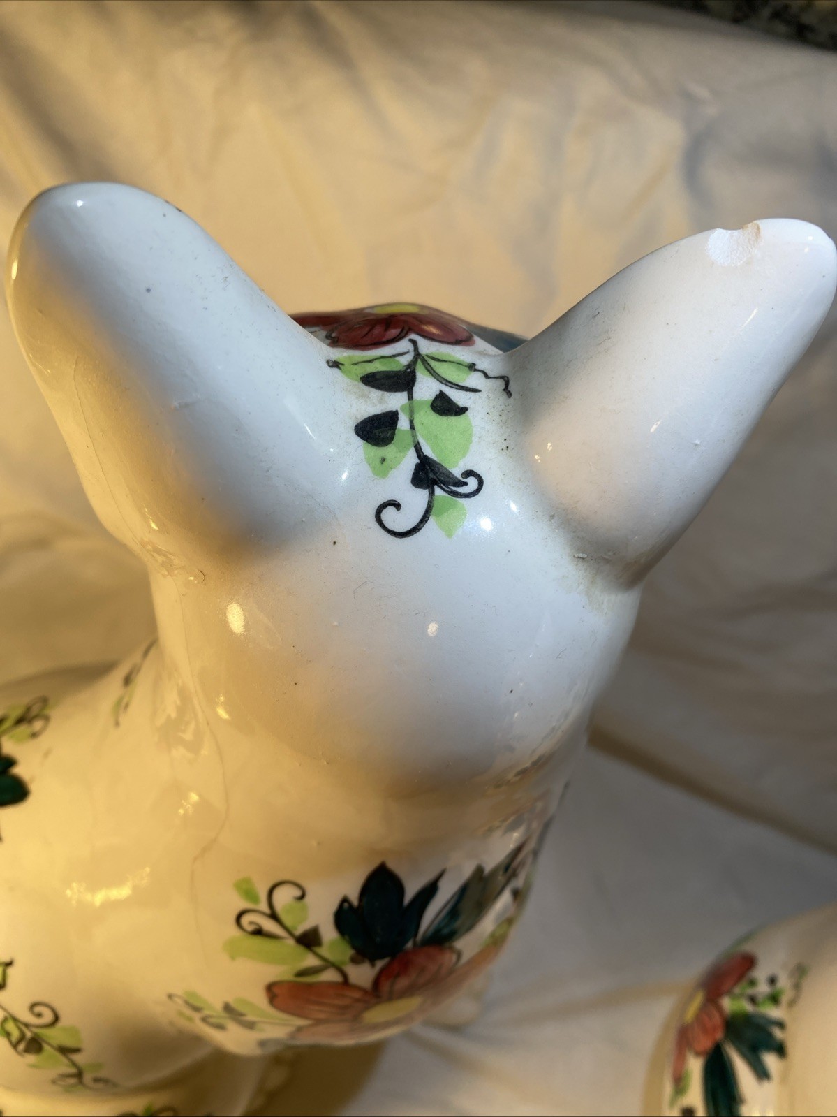 Vintage Ucagco Ceramics Japan Cats Figure 2-14” Special Pieces Rare READ
