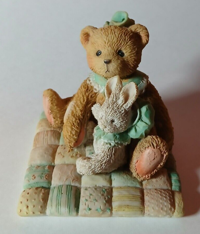 ⭐Cherished Teddies Camille⭐Bear Bunny Figurine⭐#950424 Lost Without You 1991