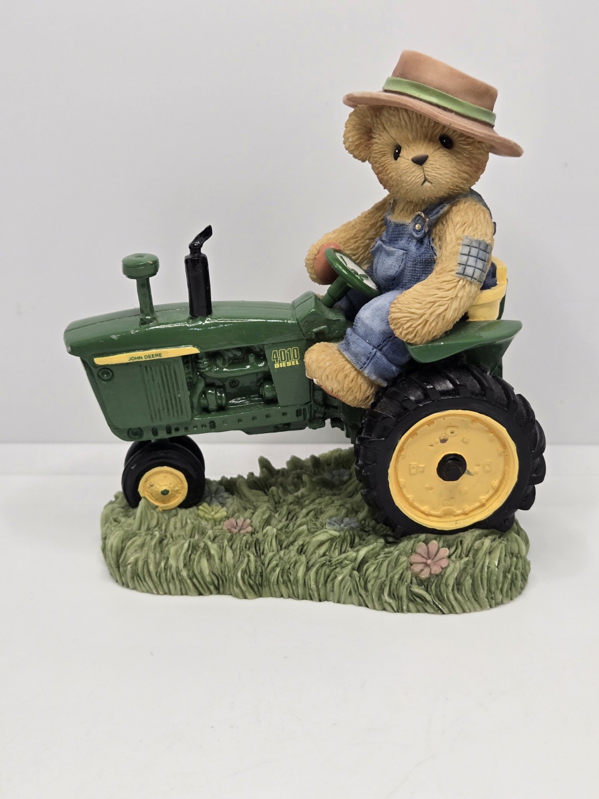 Cherished Teddies CHUCK John Deere Tractor Figurine 811734 You’ve Always Been