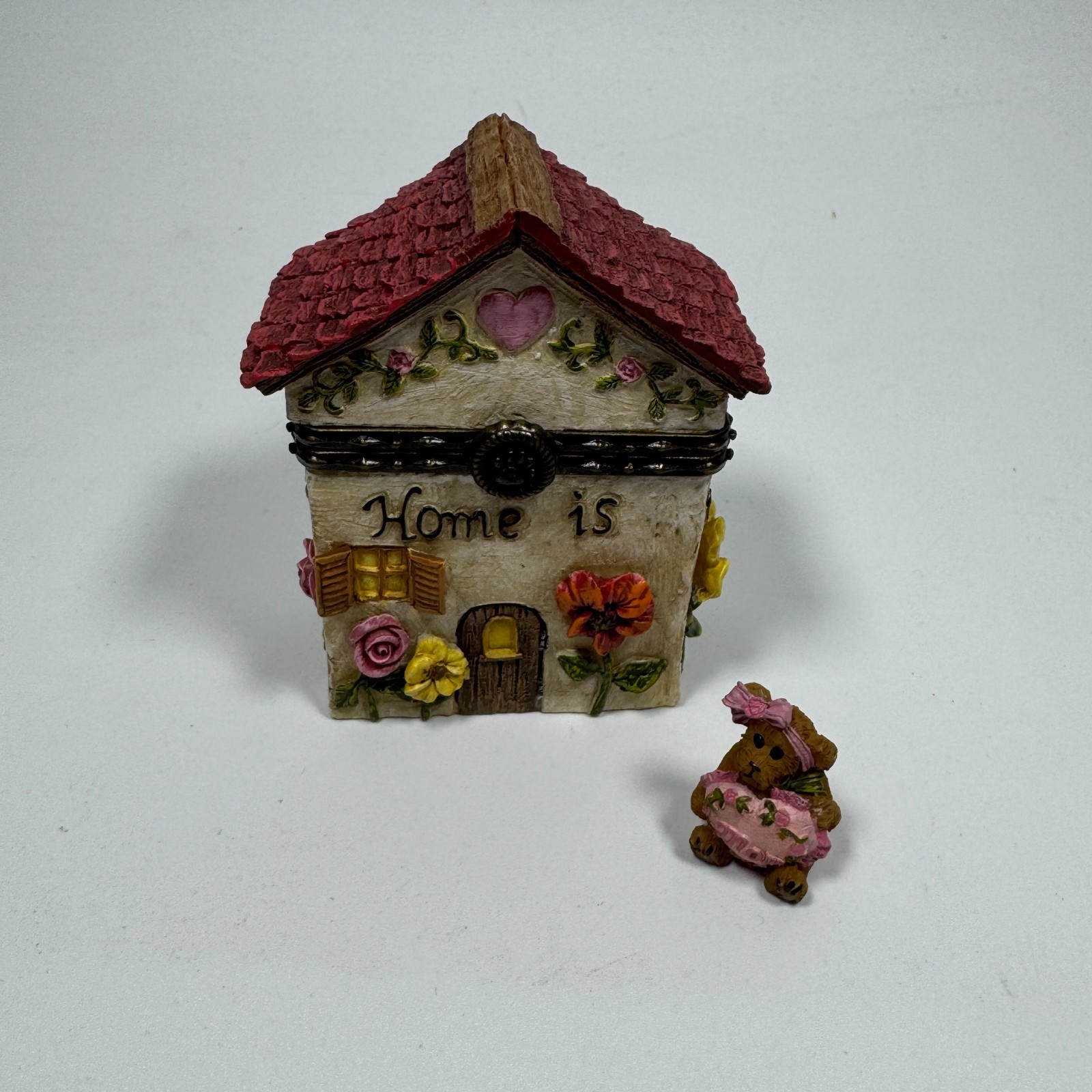Boyds Treasure Box, Momma Bearsworth’s Blossoming Home with LIL’ Rosie # 4016623