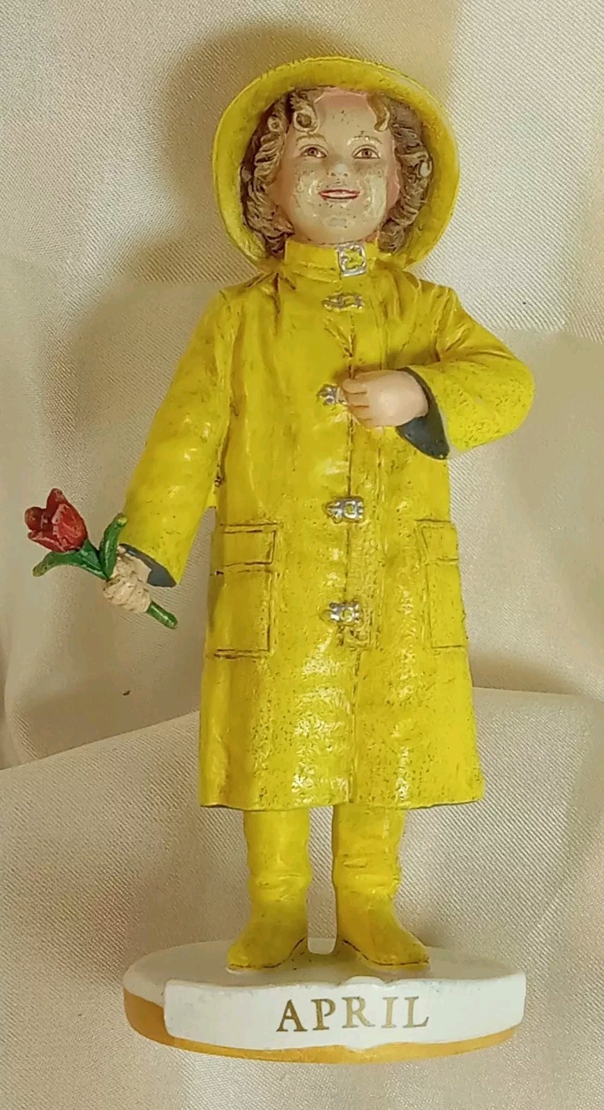 Shirley Temple Danbury Mint Calendar Figurine Resin April Just Around The Corner