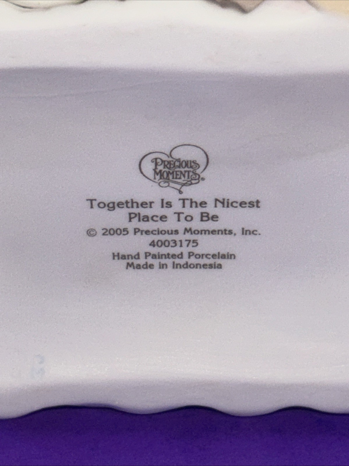 2005 Precious Moments “Together Is The Nicest Place To Be” #4003175