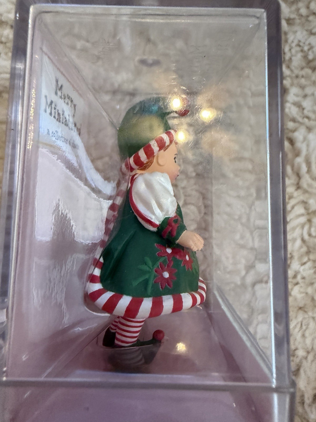 Lot If (3) Madame Alexander Hallmark Mini Figurines QMM7010,QMM7021,QMM7013 Xmas