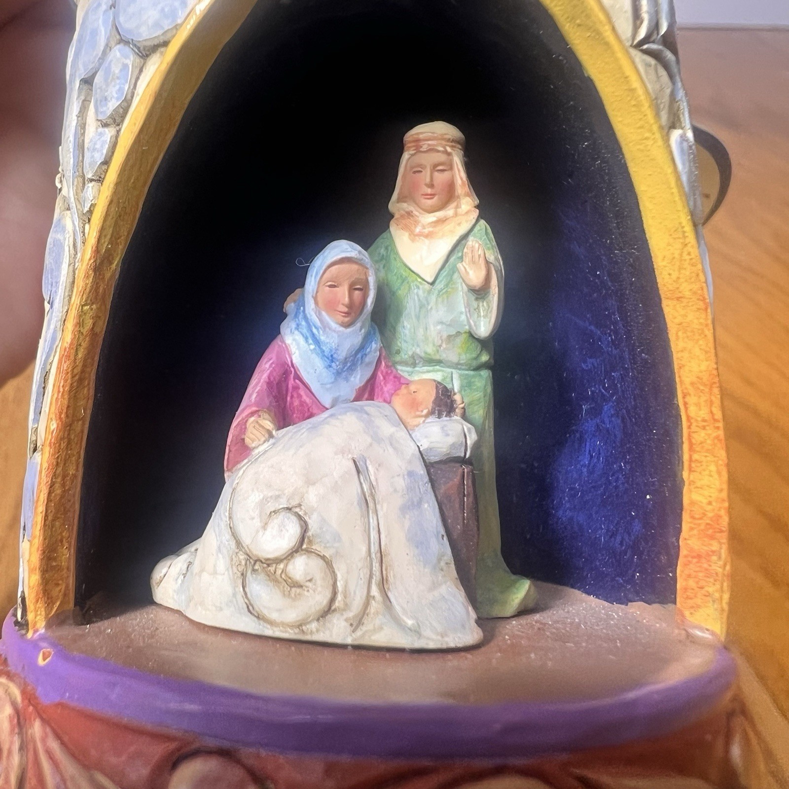 Jim Shore Heartwood Creek Nativity Chapel Hanging Ornament 4014395 Enesco 2009