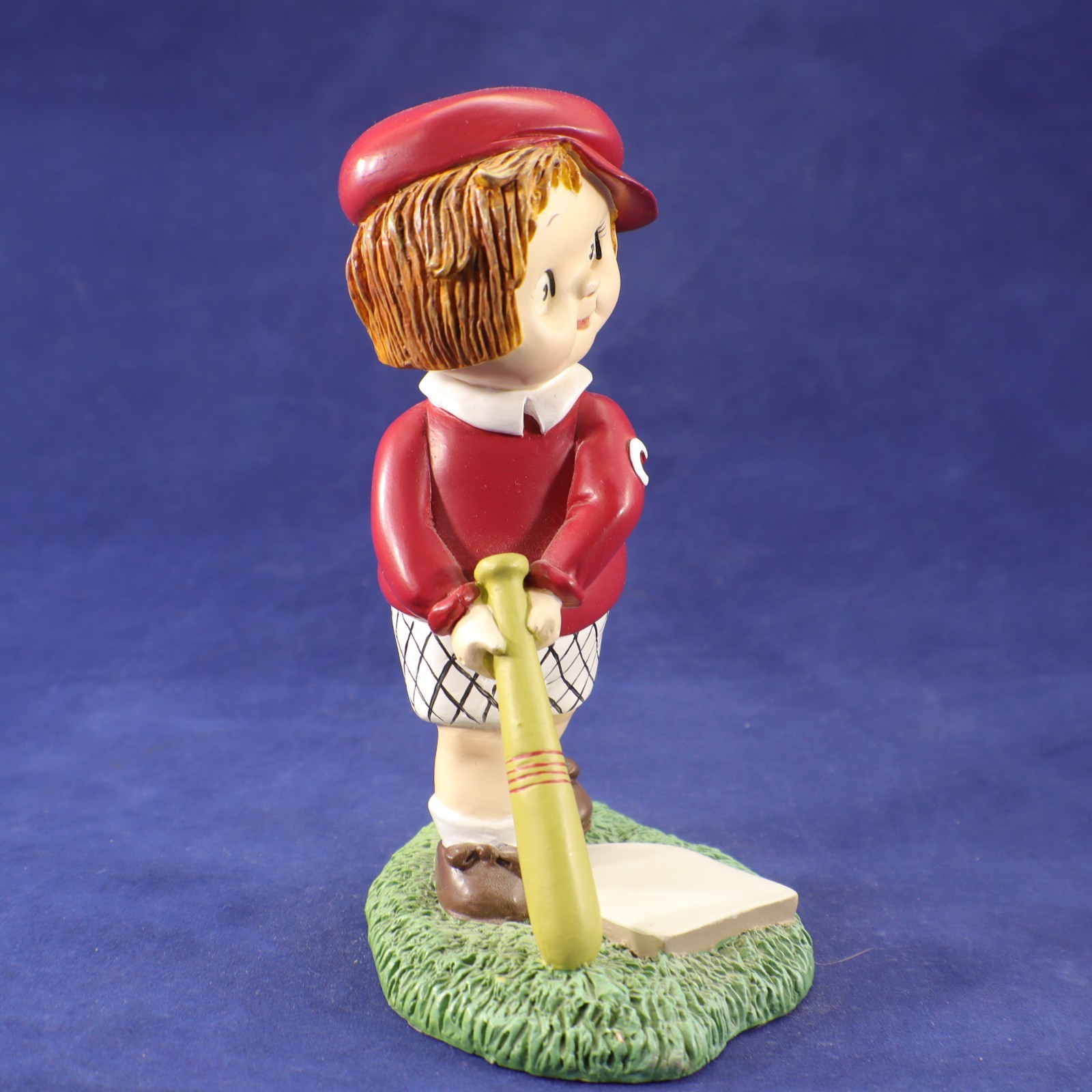 Campbells Kids Figurine LITTLE SLUGGER Baseball Danbury Mint 1996 Vintage