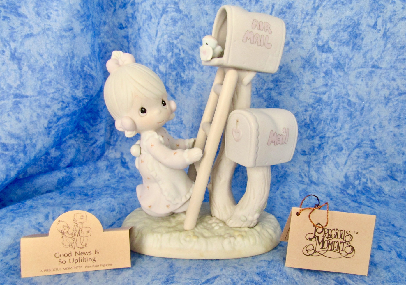 Precious Moments “Good News Is So Uplifting” – Girl Going To Get Mail – NIB