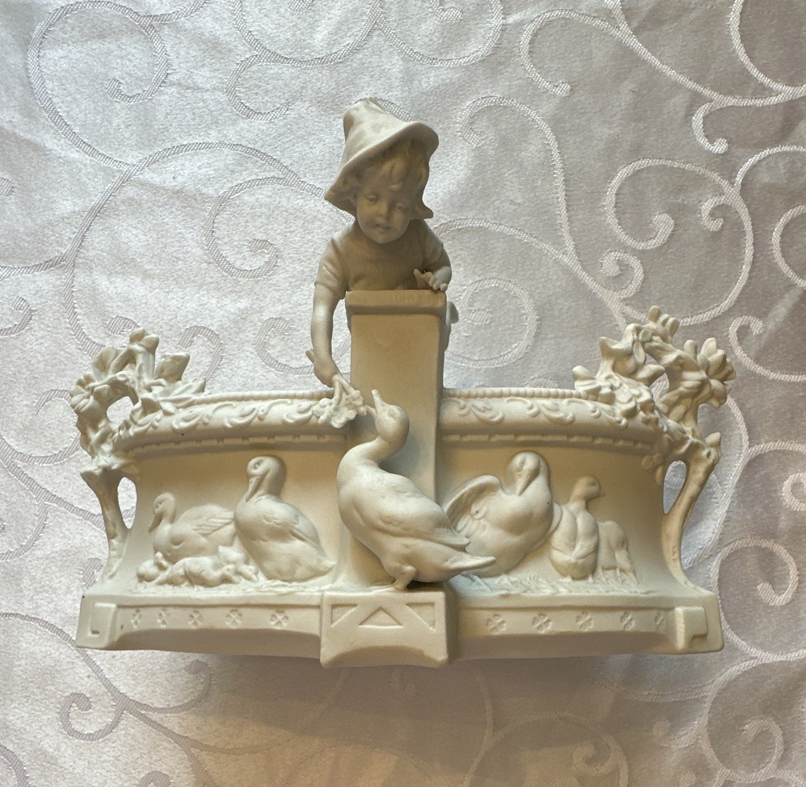 German bisque porcelain from the Thuringia region, made approximately 1905–1920.