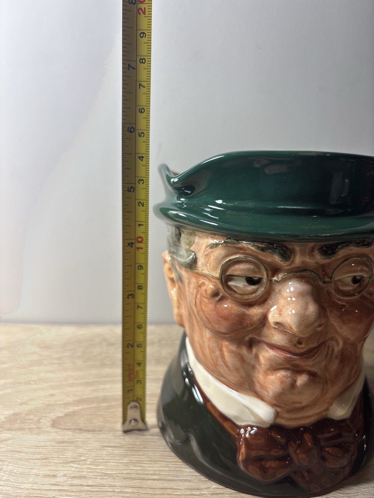 1928 Royal Doulton Toby Character Jug Mug – Mr. Pickwick Large 5.5in Tall. EUC