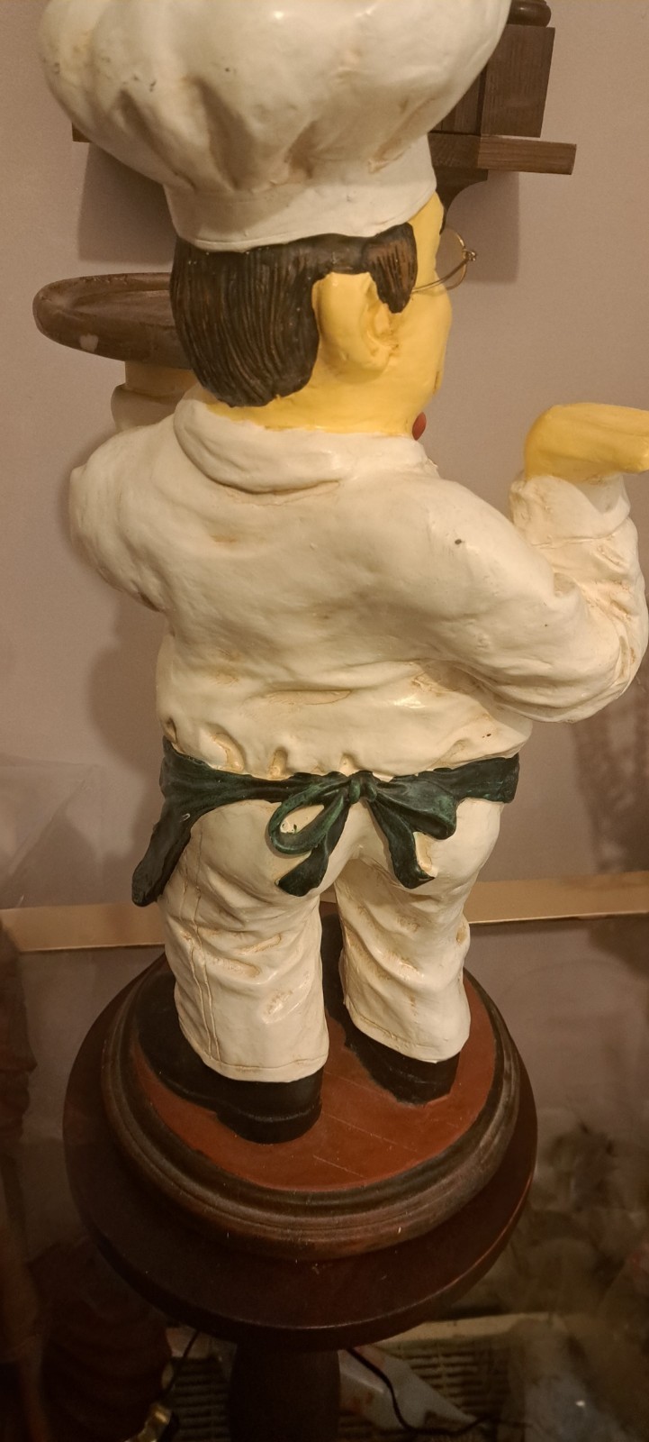 VTG Jolly Italian Chef/ Statue 25″ Tall Welcome To Your Bristol Or Restaurant
