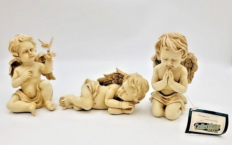 Cherub Angel Figurines, Set of 3